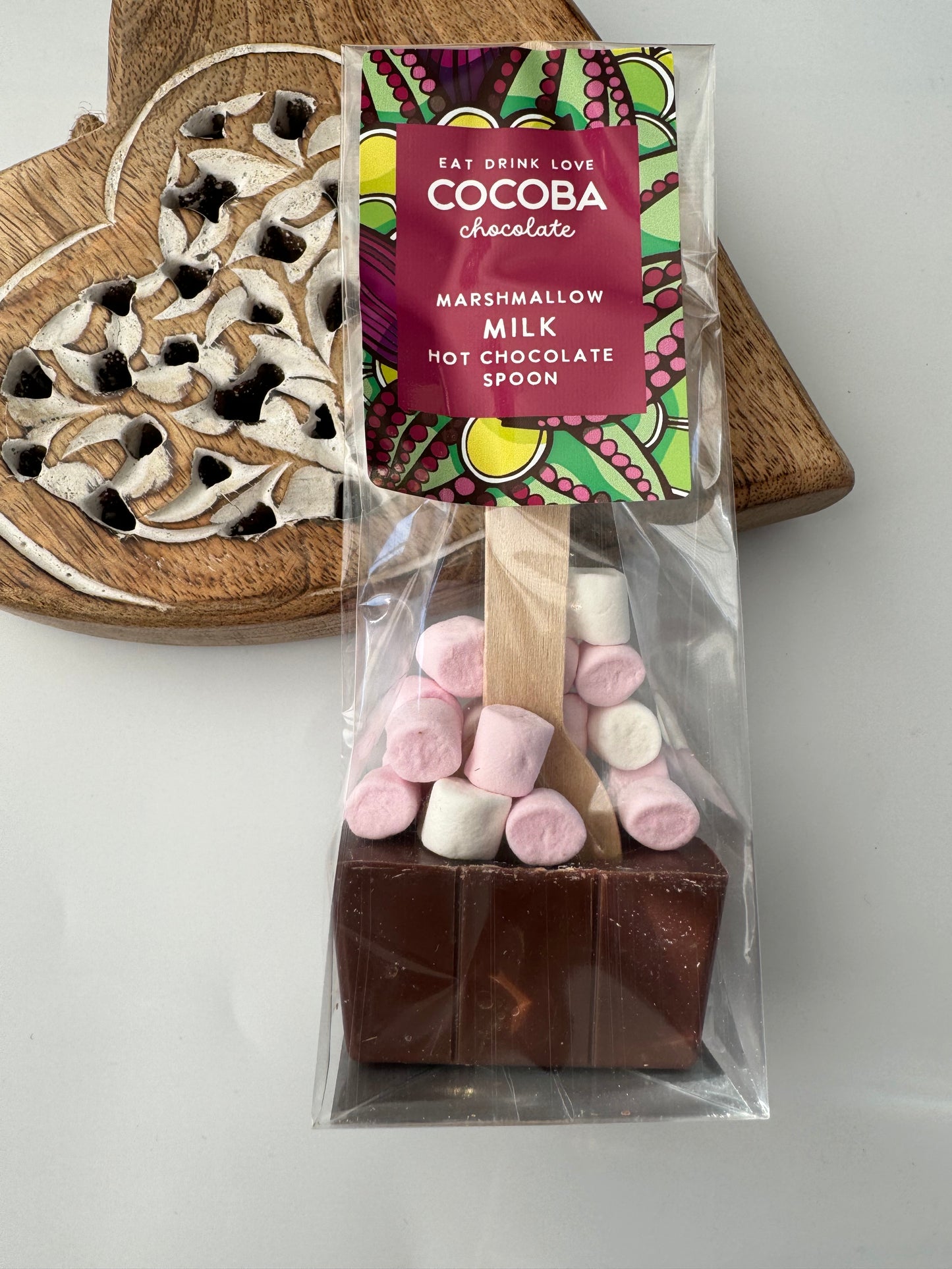 Cocoba Hot Chocolate Stirrer with Mini Marshmallows