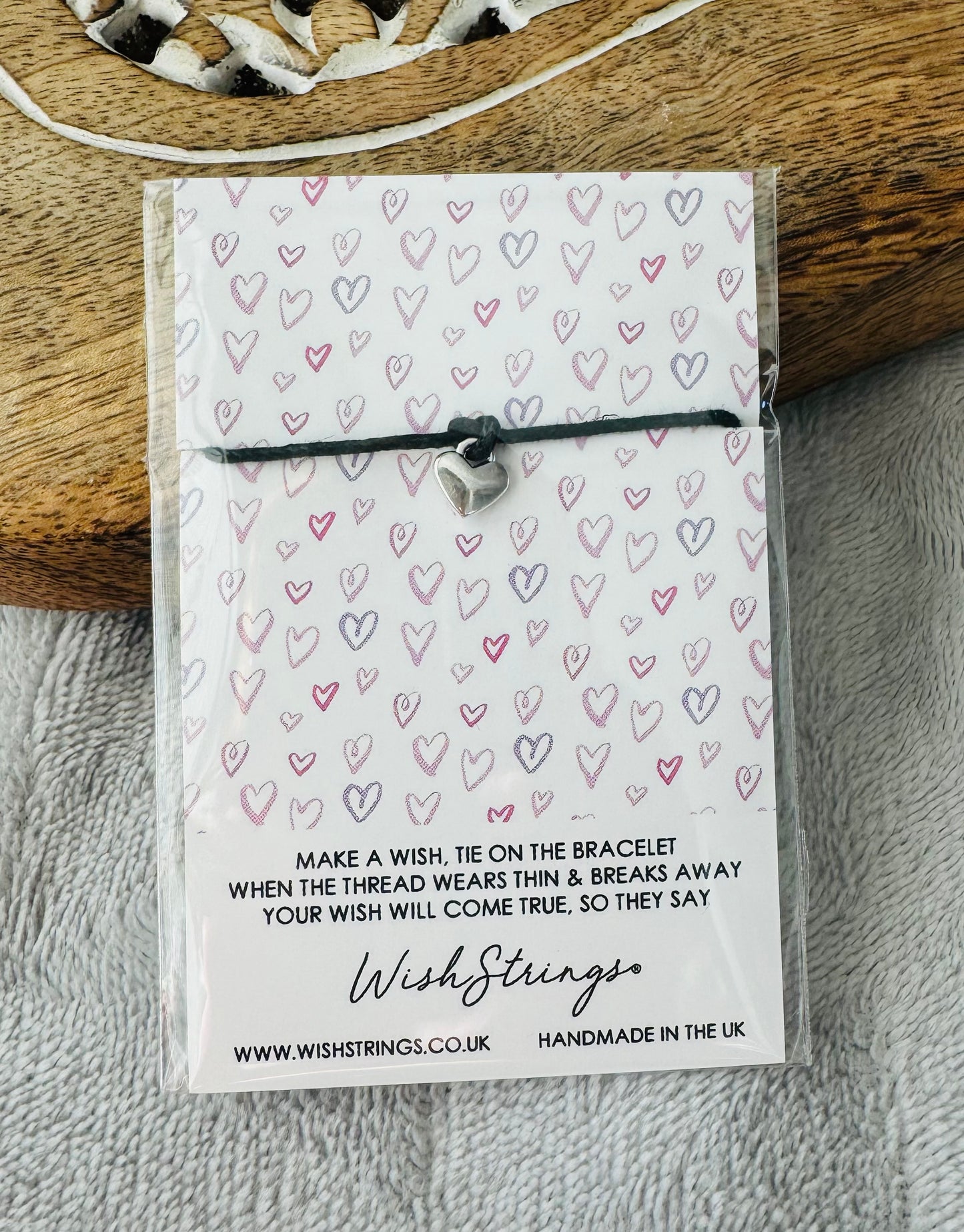 Pink Hearts Wishbracelet