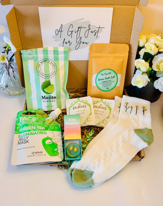 Pick me Up Gift Box - Hug in a Box - Thinking of You - Letterbox Gift for Her - Care Package Gift - Sending Hugs - Get Well Soon - Recovery