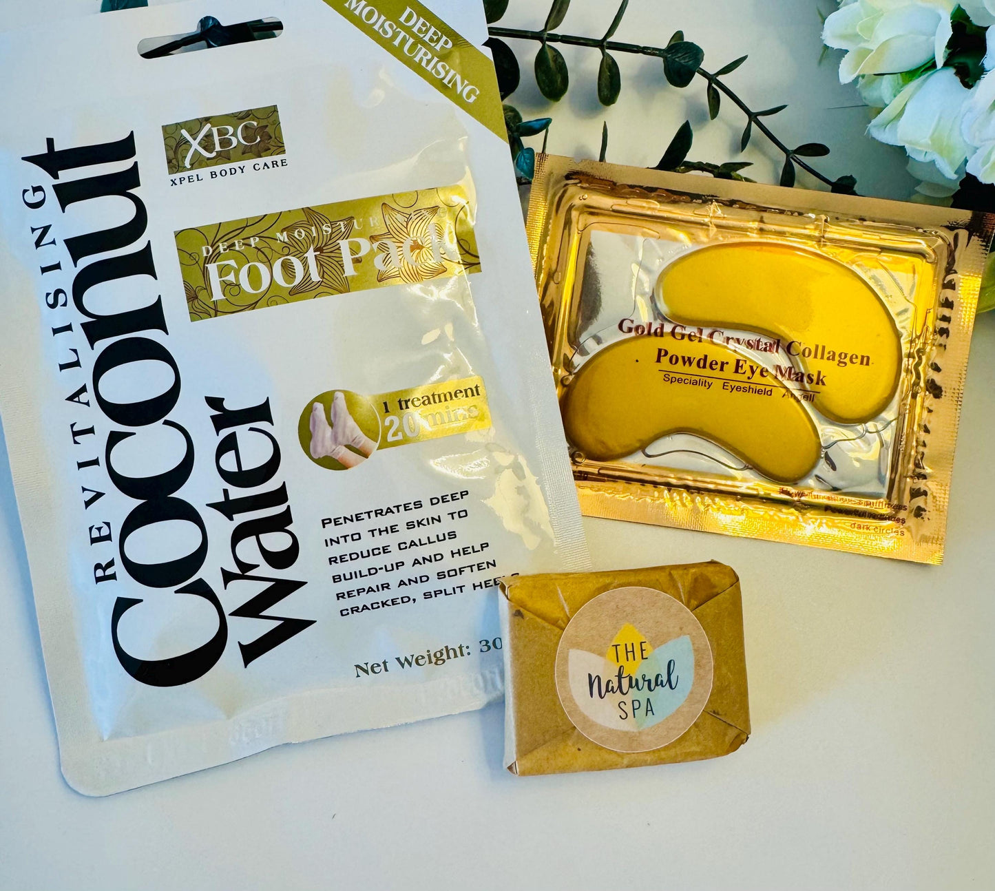 Gold Pamper Gift Box for Her
