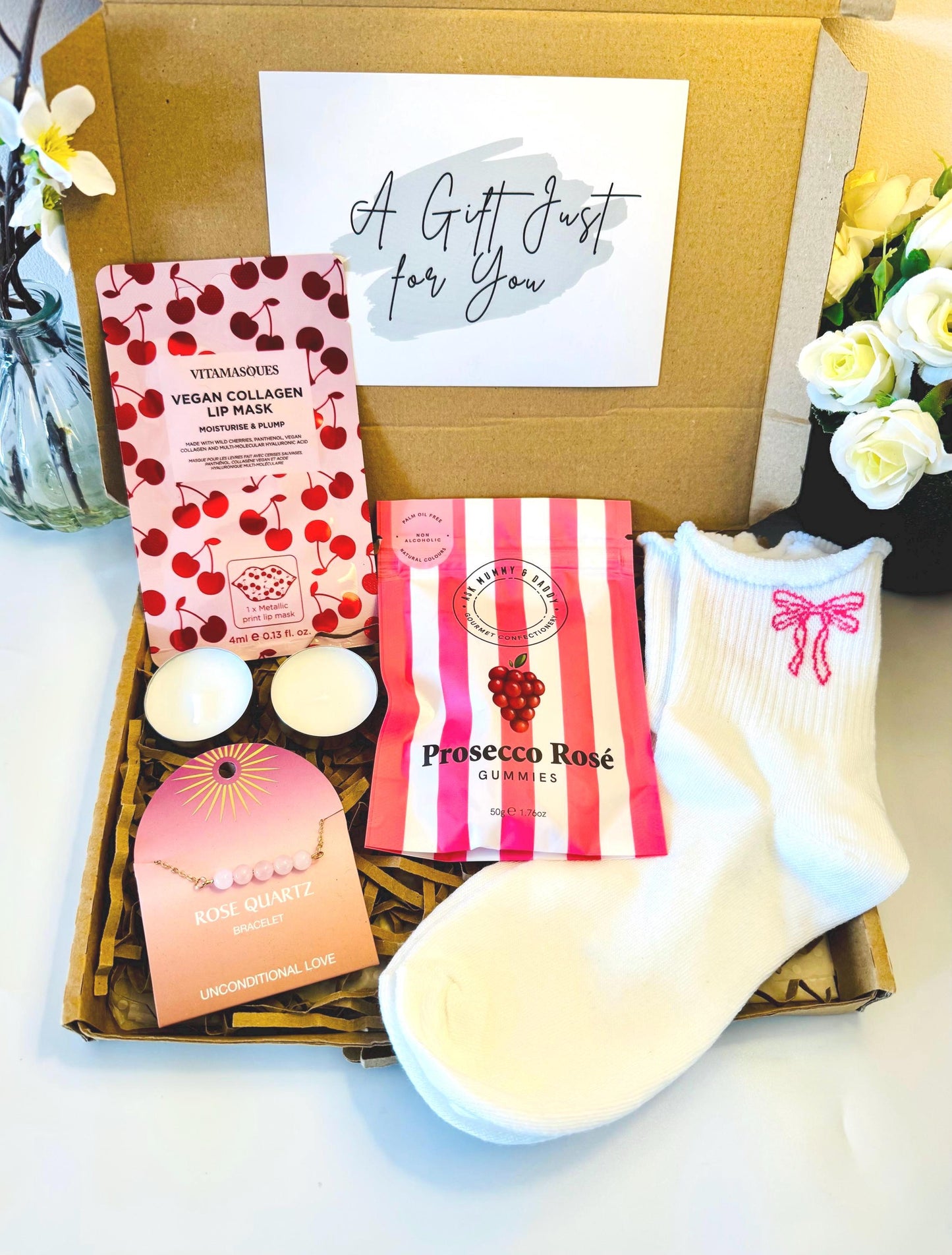 Hug in a Box For Her - Thinking of You - Letterbox Gift - Care Package - Birthday Giftbox - Pick me Up Gift - Gift for Friend - Personalised