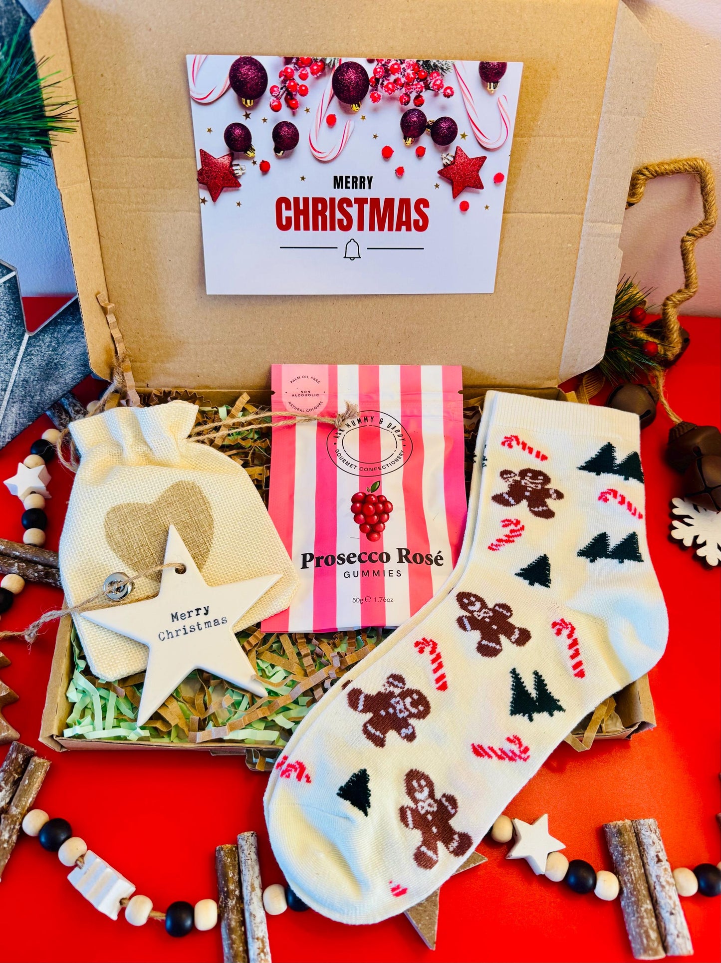 Secret Santa Gift For Her - Christmas Hug in a Box - Xmas Eve Box - Christmas Giftbox for Her - Gifts for Women - Treat Box - Letterbox Gift