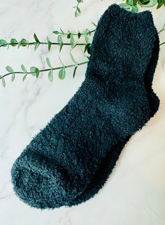 Black Cosy Socks - Unisex