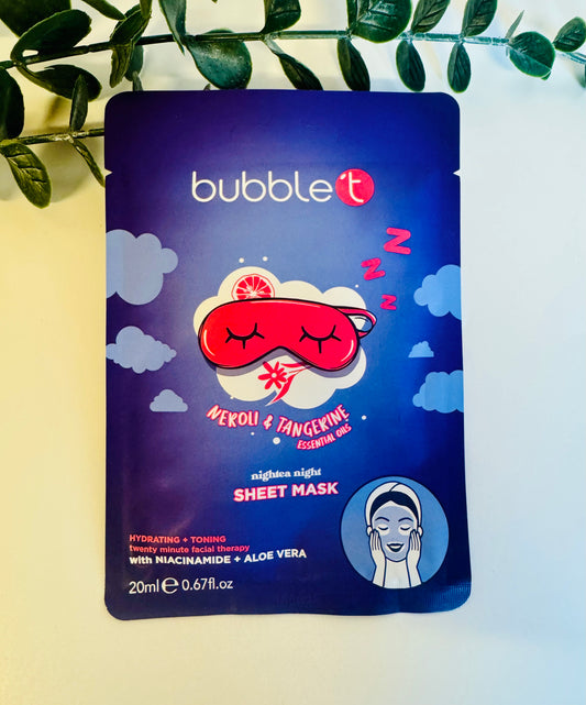 Bubble T Sleep Face Sheet Mask