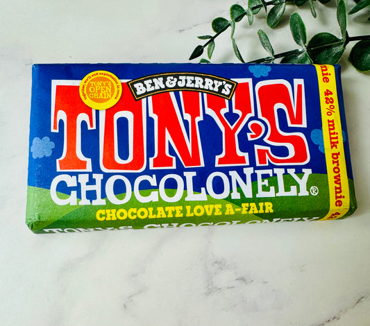 Tony’s Chocolonely Milk Brownie Chocolate Bar