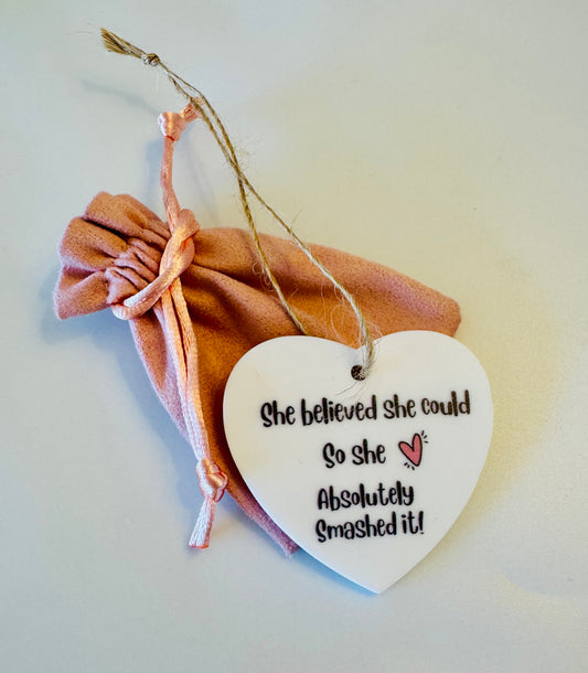She Believed she Could - Acrylic Keepsake