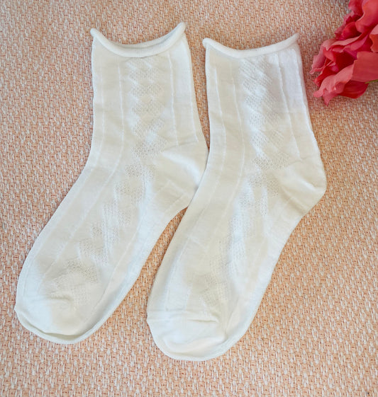 Cream Socks