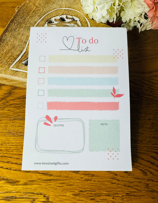 To Do List Pad - 50 Sheets
