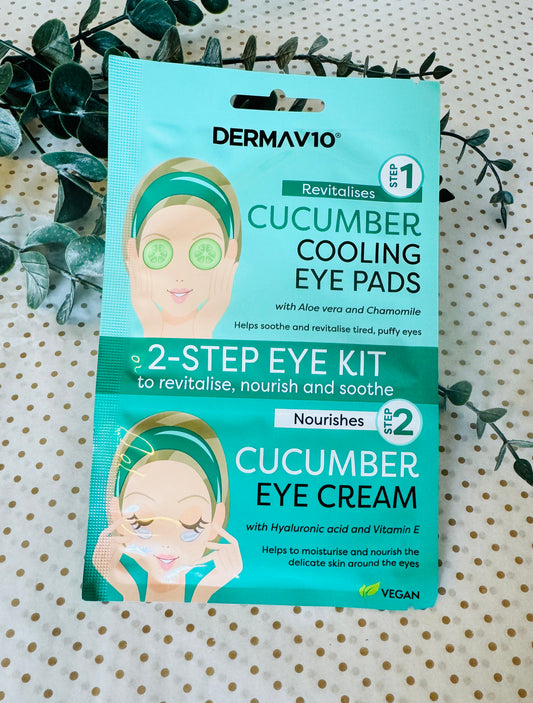 DermaV10 Cucumber 2 Step Eye Kit