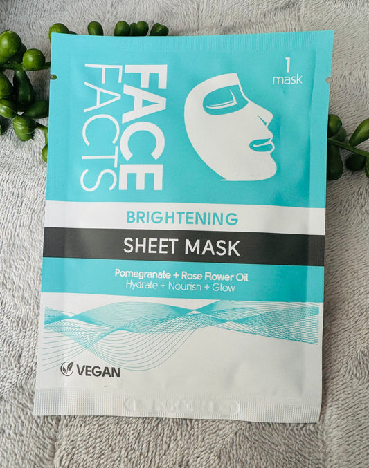 Face Facts Brightening Sheet Mask