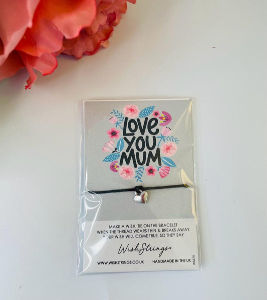 Love You Mum Wish Bracelet
