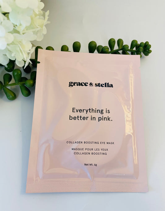 Pink Collagen Boosting Eye Mask