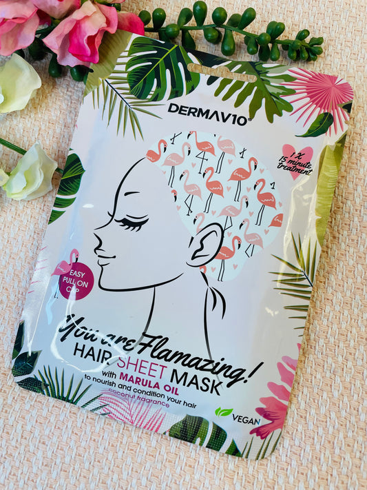 Dermav10 Pink Hair Sheet Mask