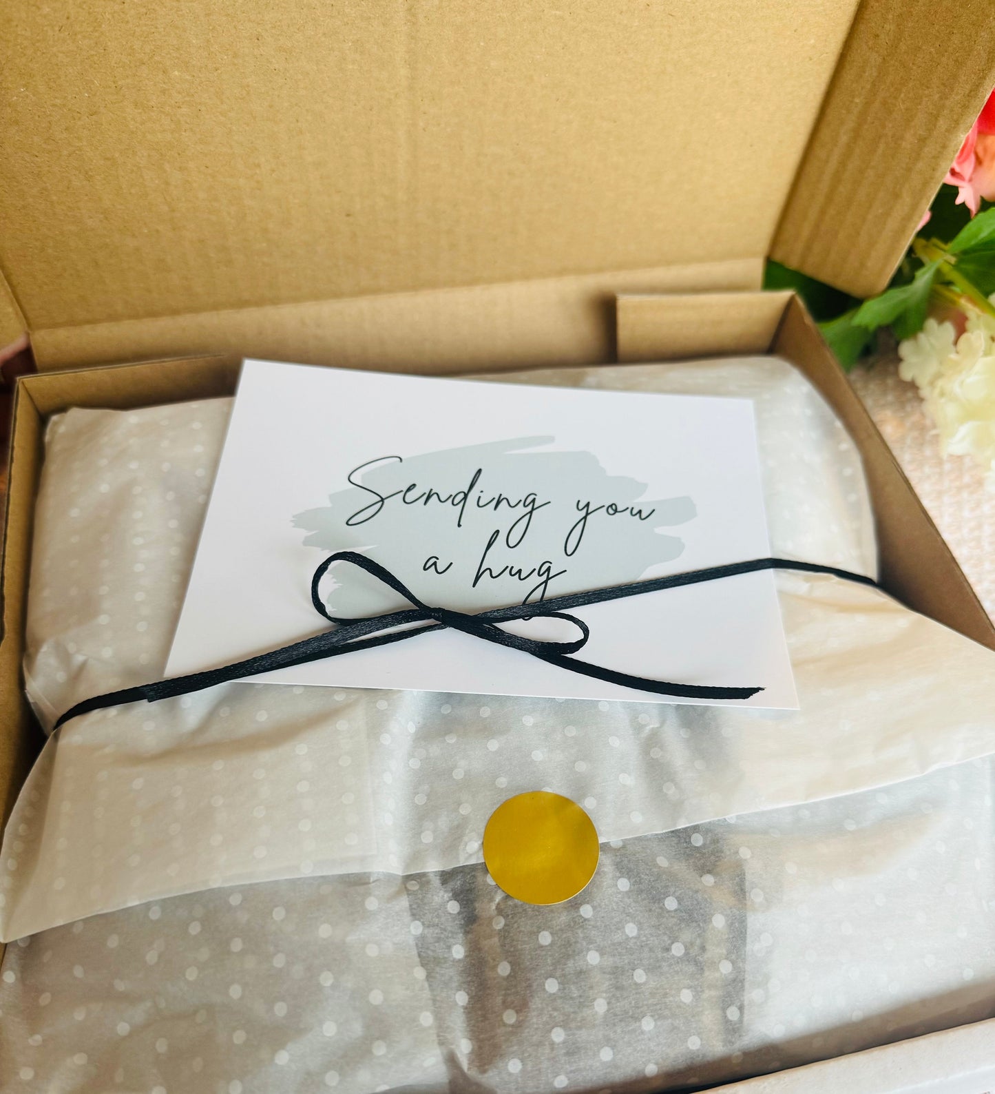 Mens Care Package - Hug in a Box - Mens Pamper Hamper - Birthday gift for Him - Self Care Package - Well Soon Gift - Thinking of You