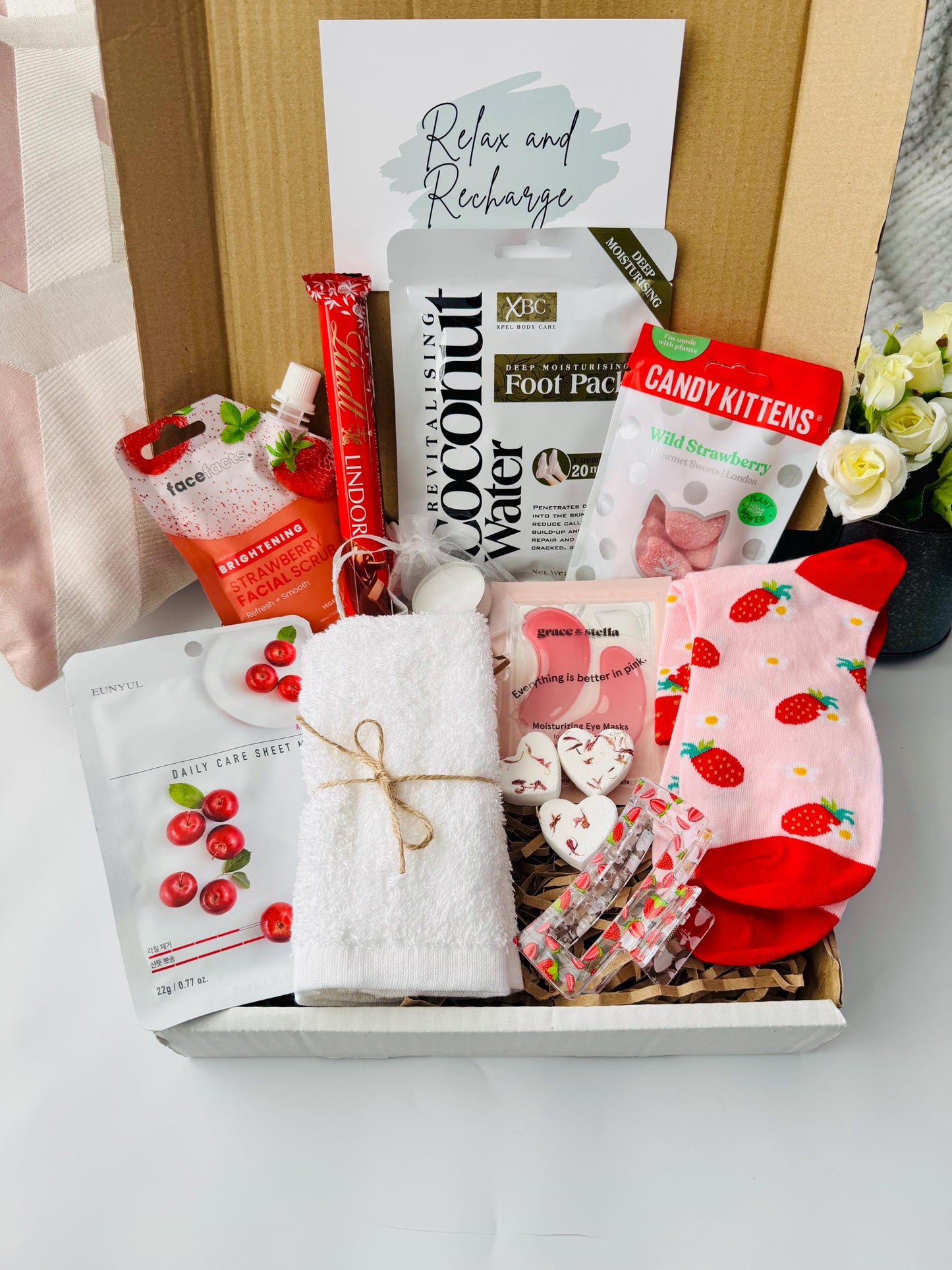 Ladies Pamper Hamper - Spa Self Care Hamper - Care Package Gift For Her - Birthday Gift Box - Hug in a Box - Pamper Box - Pick me Up Gift