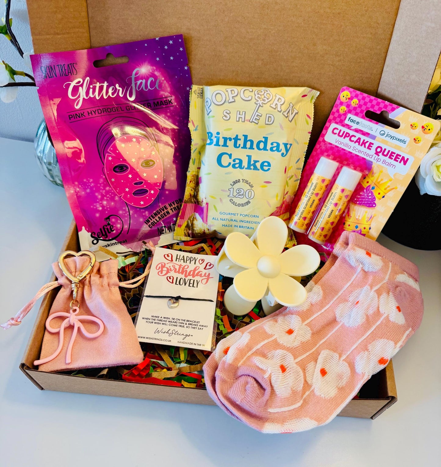 Birthday Gift Box - Birthday Gift for Her - Giftbox for Teenager - Pamper Hamper - Birthday Hamper Gift Box - Gift for Friend - Treat Box
