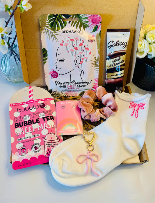 Teen Hug in a Box - Pick me Up Gift Box - Gift For Her - Teenage Birthday Pamper Hamper - Girls Treats Box - Good Luck - Congratulations