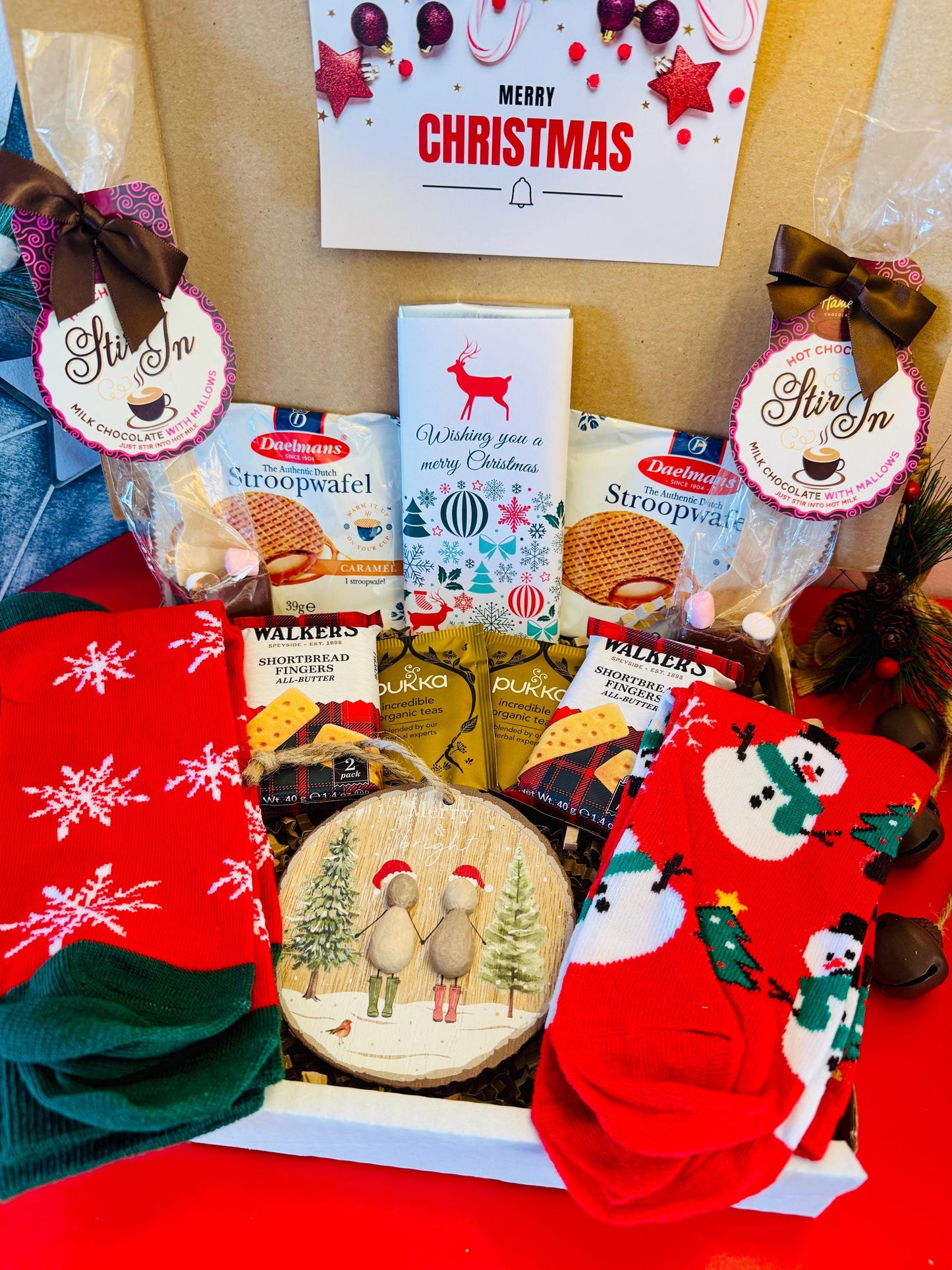 Couples Christmas Hamper - His and Hers Hamper - Christmas Gift Box - Xmas Gifts for Couples - Christmas Eve Box - Movie Night Hamper