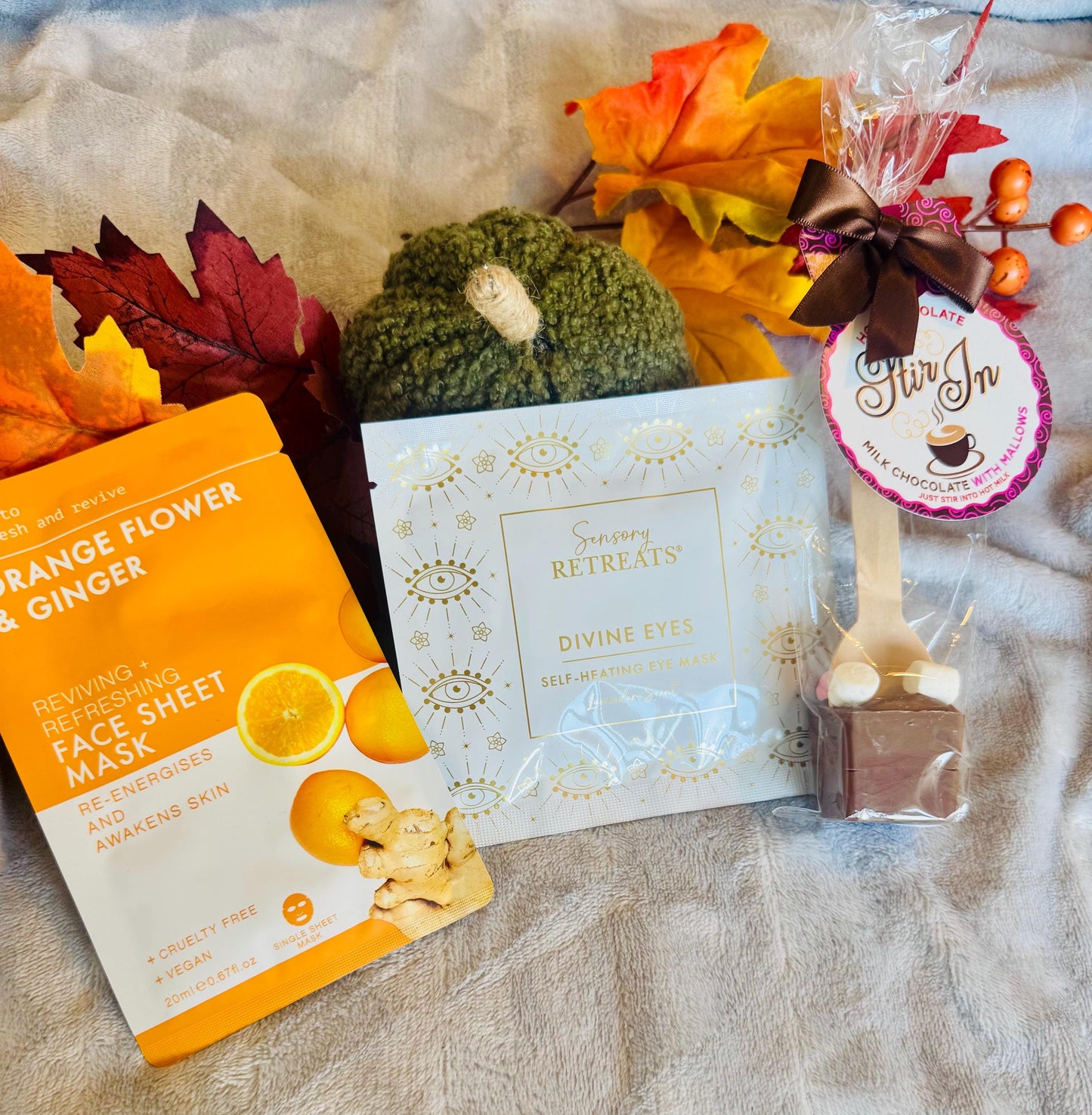 Autumn Hamper Giftbox - Hug in a Box - Fall Gift Box - Friend Treat Box - Autumn Care Package - Gifts for Her - Autumn Basket - Birthday Box
