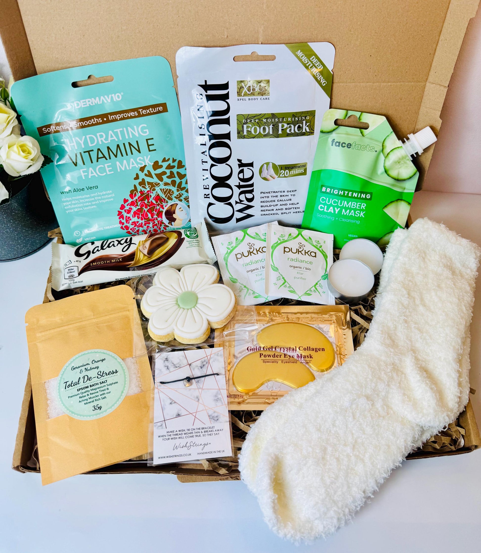 PAMPER HAMPER - Letterbox Gift For Her - Spa Self-Care Giftbox - Birthday Giftbox - Friend Giftbox - Carepackage - Personalised