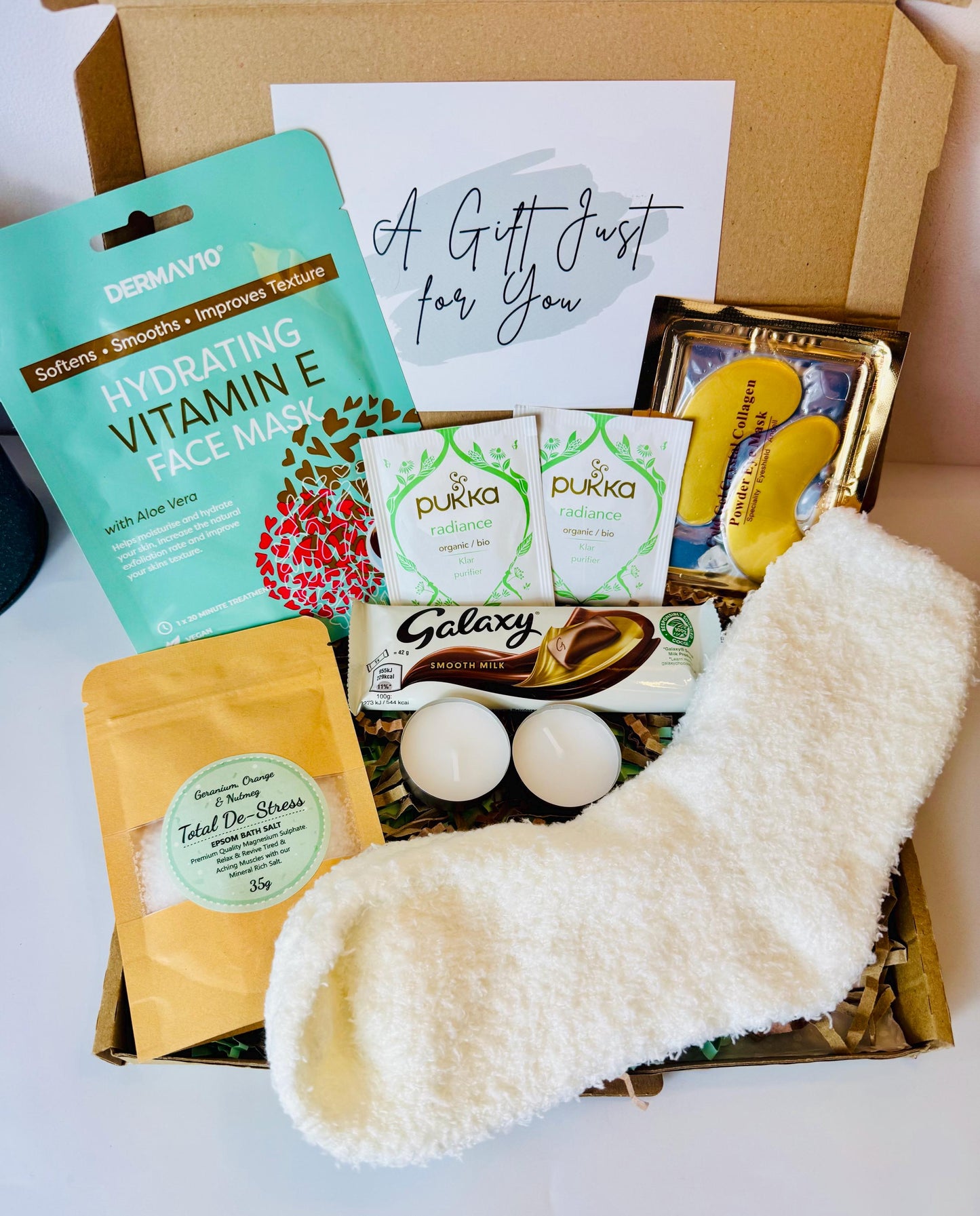 PAMPER HAMPER - Letterbox Gift For Her - Spa Self-Care Giftbox - Birthday Giftbox - Friend Giftbox - Carepackage - Personalised