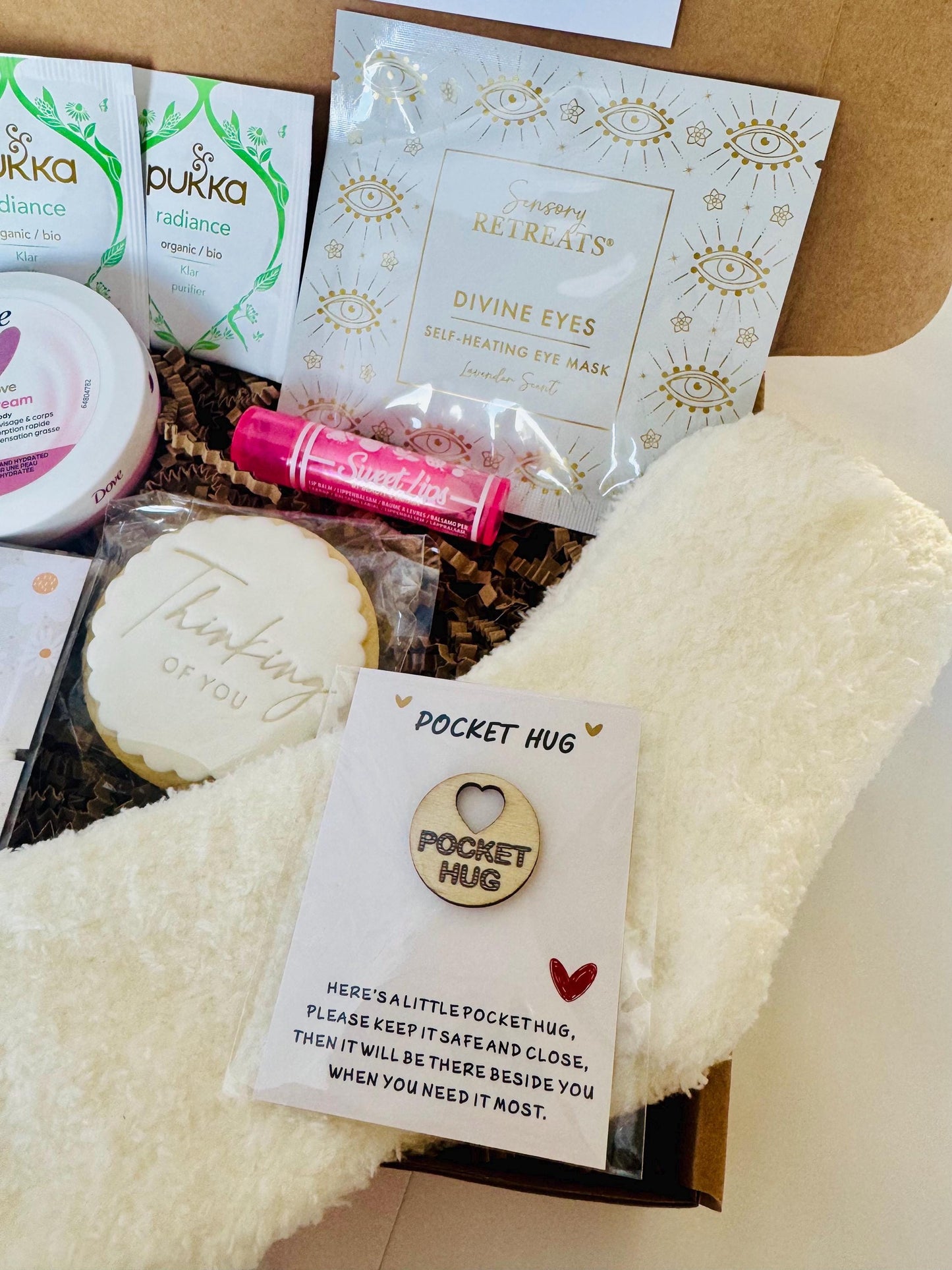 Cancer Care Package - Thinking of You - Recovery Get Well Soon Gift Box - Cancer Self Care Hamper - Cancer Hug in a Box - Personalised Gift