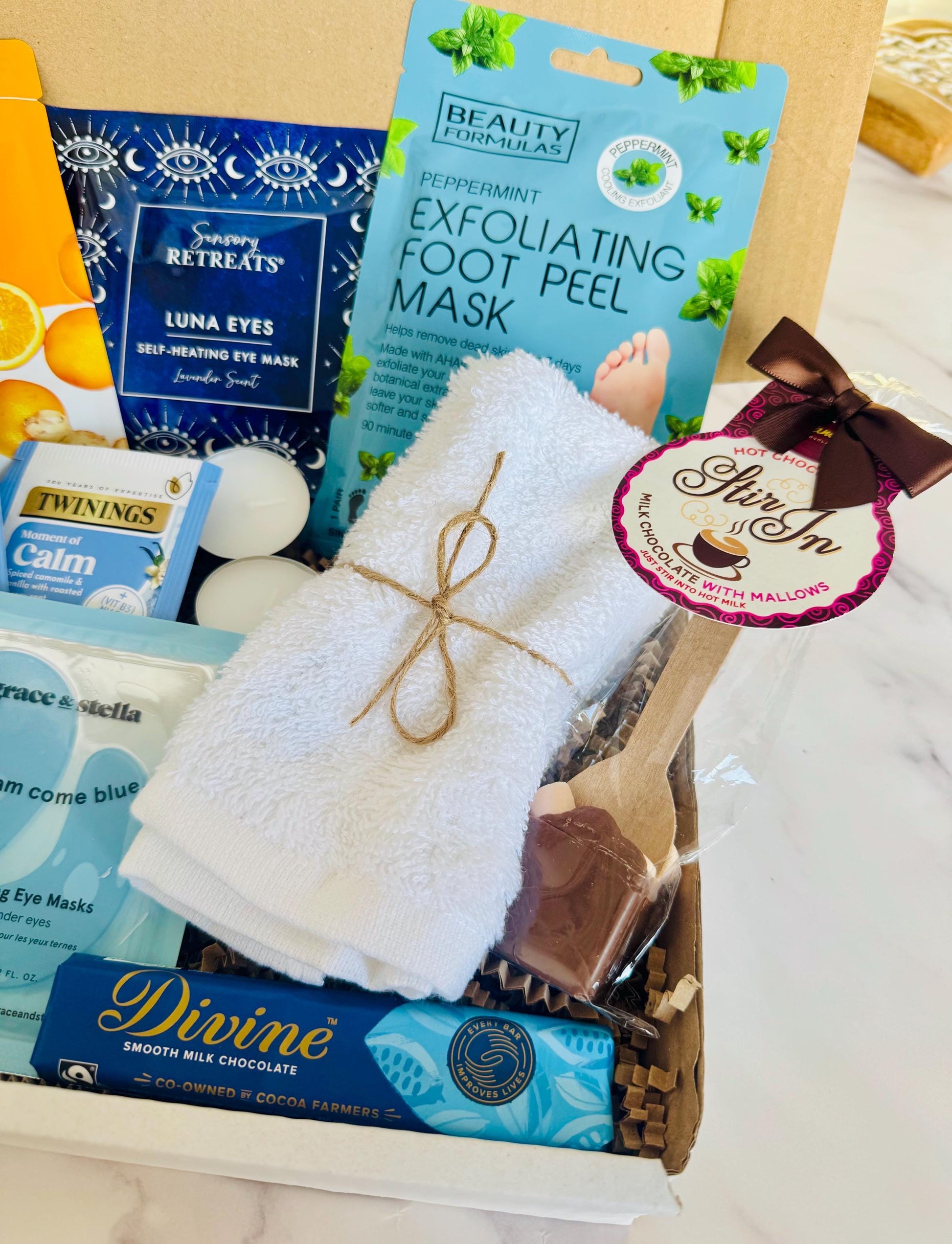 Wellness Gift Box - Pamper Hamper - Spa Self- Care Giftbox - Birthday - Friend Giftbox - Care Package Gift- Personalised - Spa in a Box