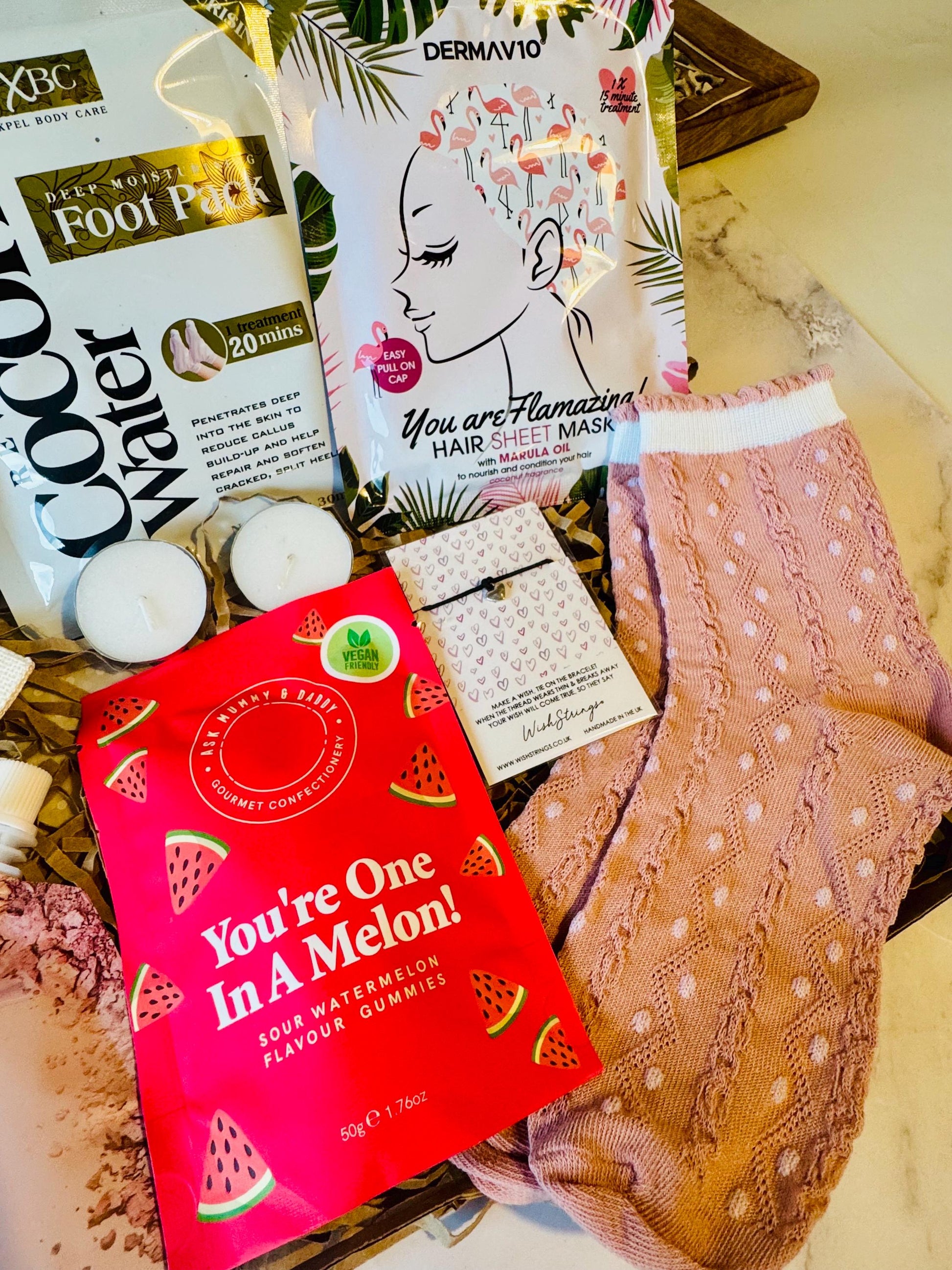 Pick Me Up Gift For Her - Thinking of You Care Package - Sympathy Self Care Hamper - Wellness Spa Box - Hug in a Box Present - Get Well Soon