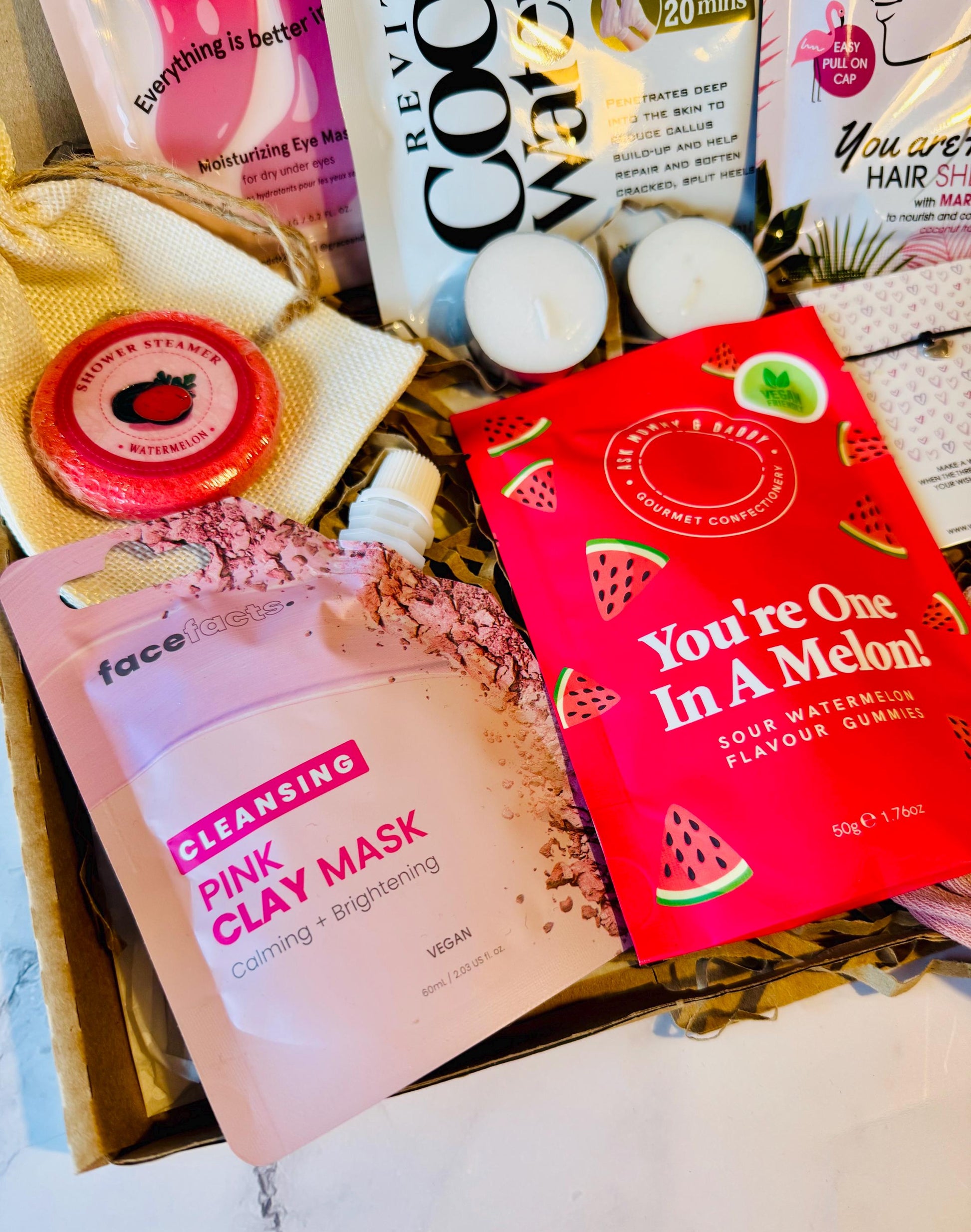 Pick Me Up Gift For Her - Thinking of You Care Package - Sympathy Self Care Hamper - Wellness Spa Box - Hug in a Box Present - Get Well Soon