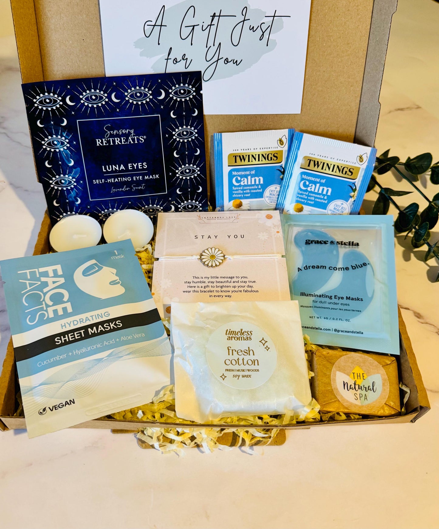Self Care Gift Box - Pamper Hamper - Care Package - Get Well Soon - Sympathy Recovery Box - Gifts for Her - Wellness - Thinking of You