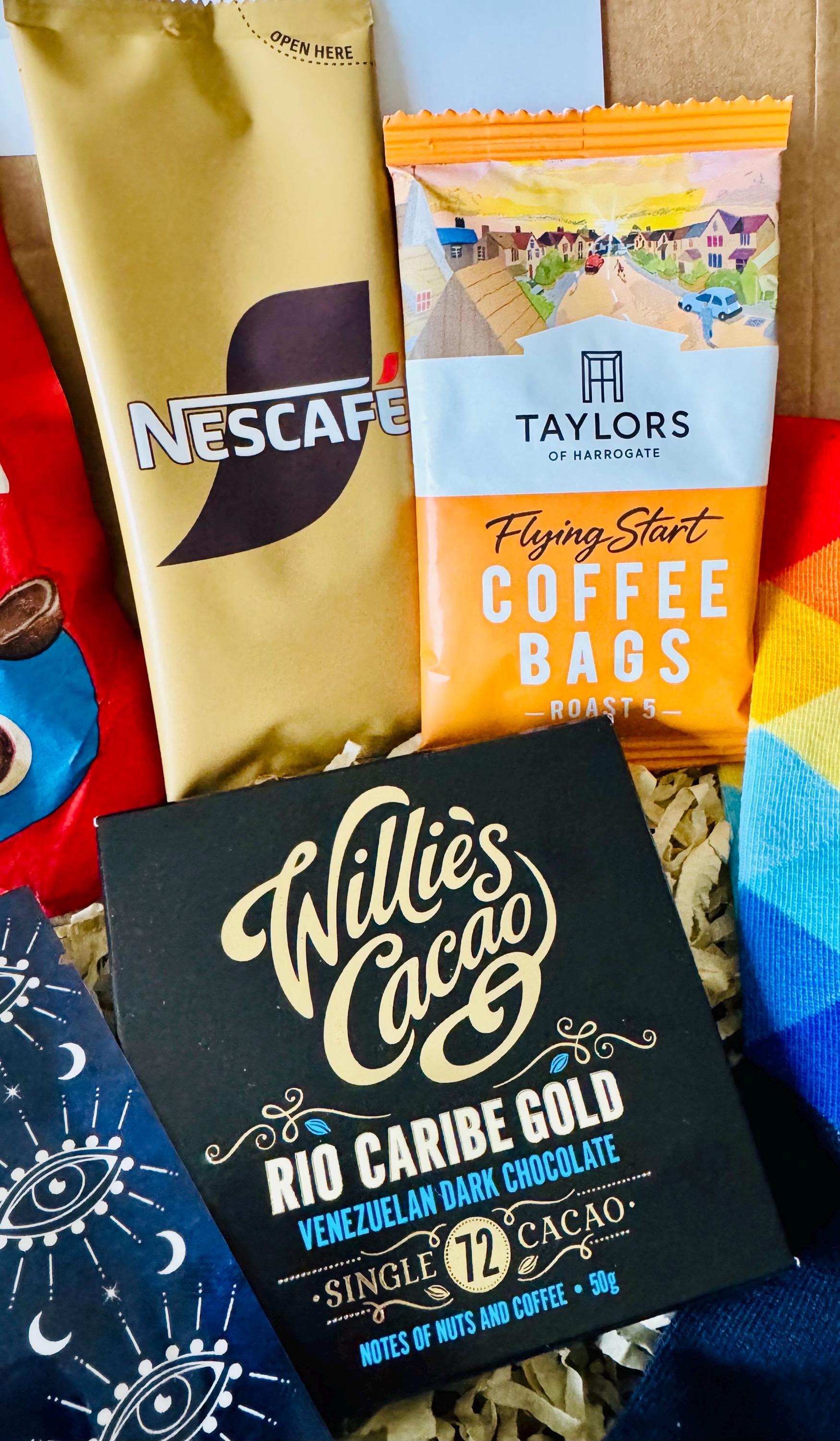 Hug in a Box for Men - Get Well Soon - Care Package - Treat Box -Birthday Gift - Hamper for Boyfriend - Thinking of You - Fathers Day