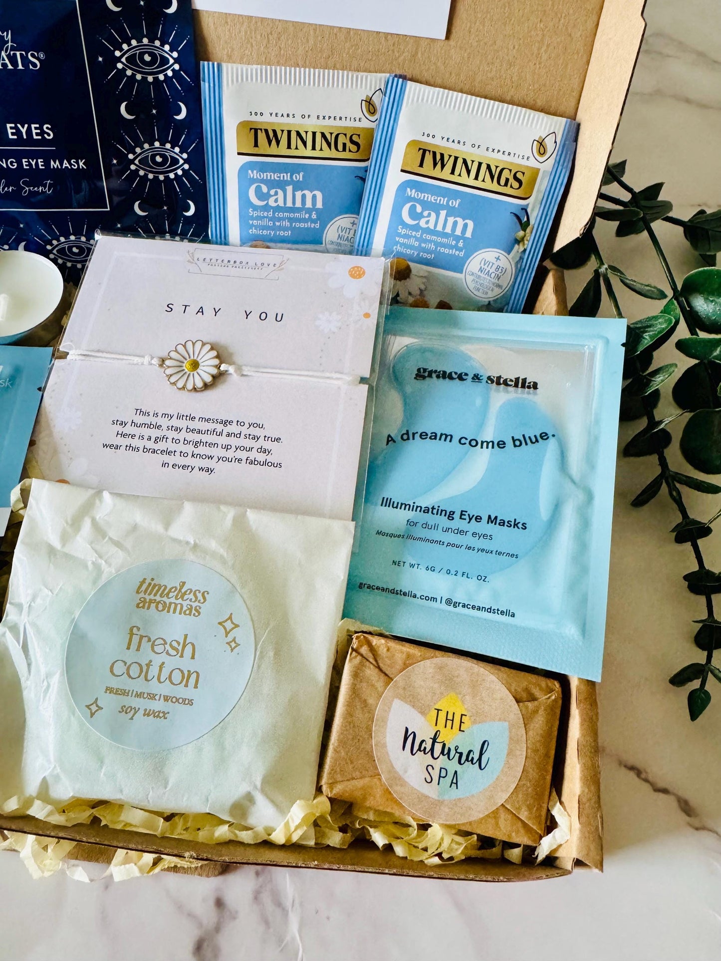 Self Care Gift Box - Pamper Hamper - Care Package - Get Well Soon - Sympathy Recovery Box - Gifts for Her - Wellness - Thinking of You