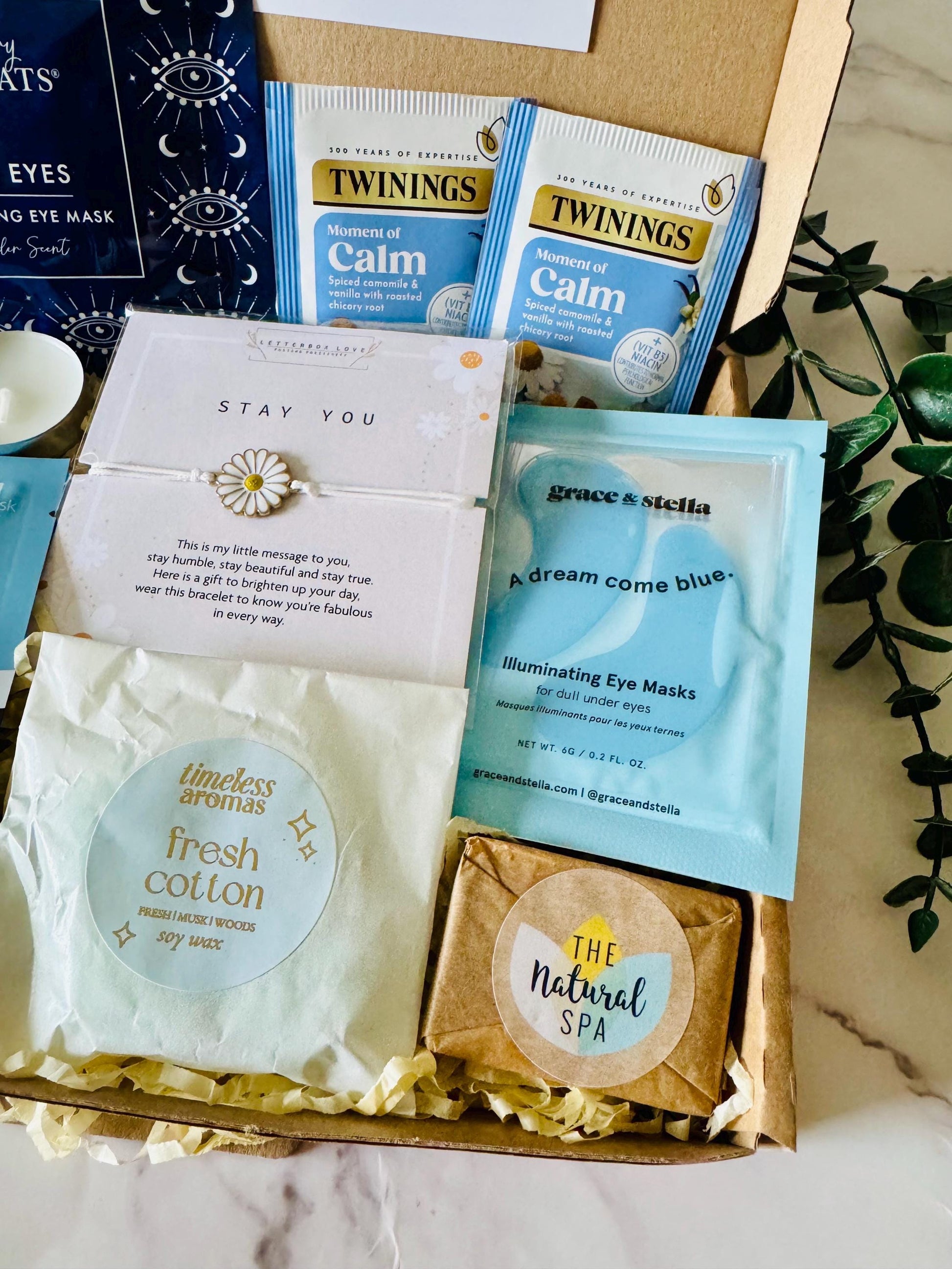 Self Care Gift Box - Pamper Hamper - Care Package - Get Well Soon - Sympathy Recovery Box - Gifts for Her - Wellness - Thinking of You