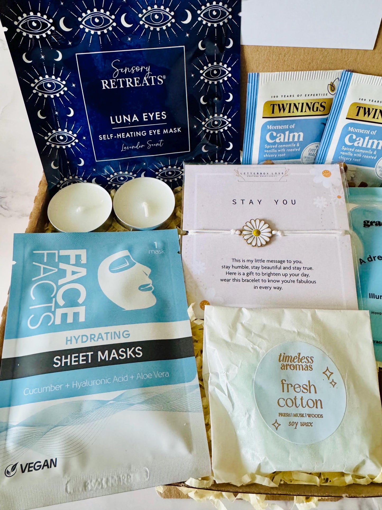 Self Care Gift Box - Pamper Hamper - Care Package - Get Well Soon - Sympathy Recovery Box - Gifts for Her - Wellness - Thinking of You