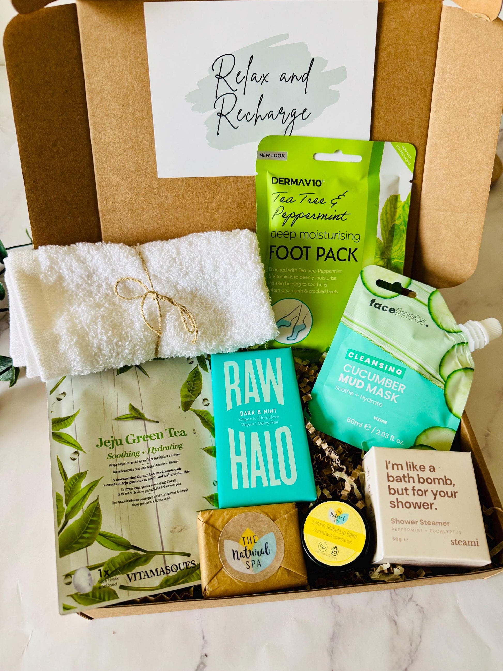 Vegan Gift Box - Vegan Pamper Hamper - Self Care Gift Set - Care Package Gift For Her - Cruelty Free Gift Set - Pamper Box - Birthday Pamper
