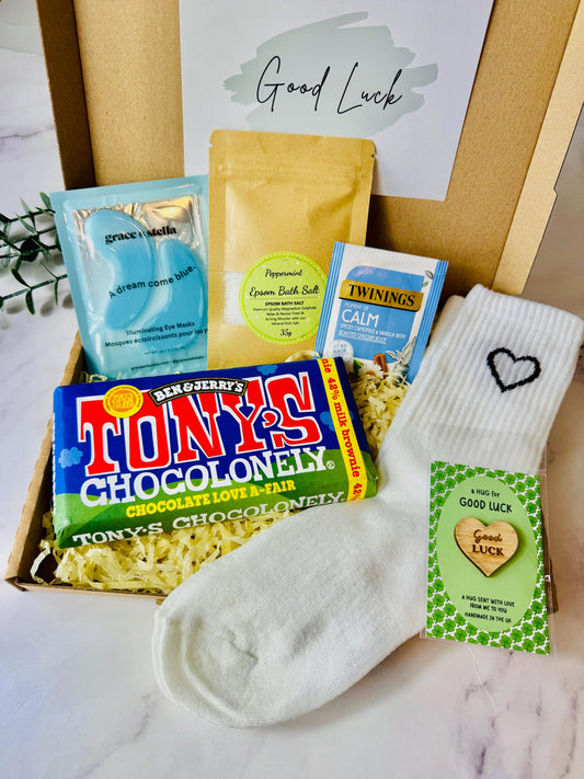 Good Luck Letterbox Gift - Exam Good Luck Present - New Job Treat Box - You Got This - Gifts for Her - University Gift Set - Care Package
