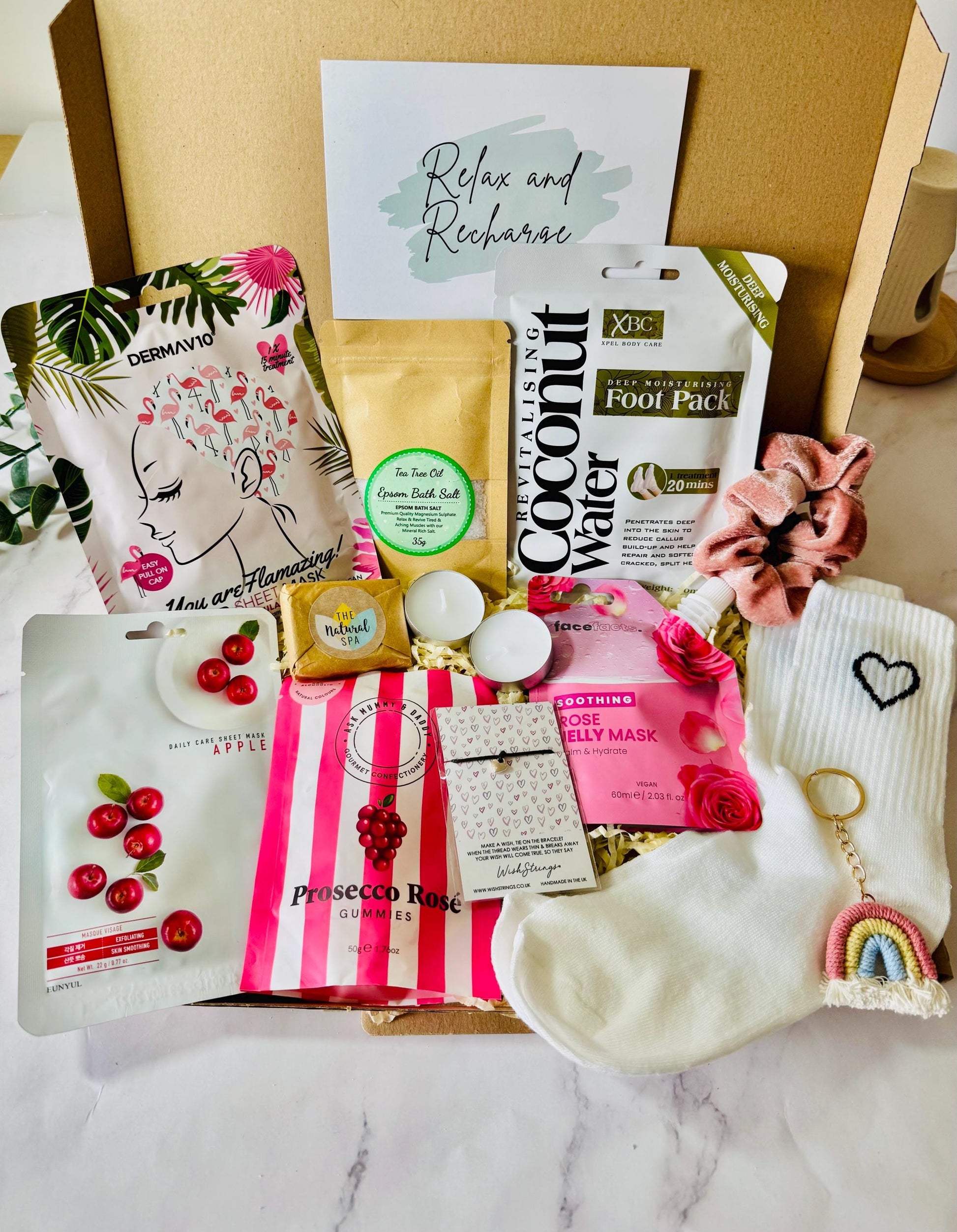 Pick Me Up Pamper Hamper Gift - Self Care Gift Box - Thinking of You Care Package - Cheer Up Gift for Her - Get Well Soon Letterbox Gift