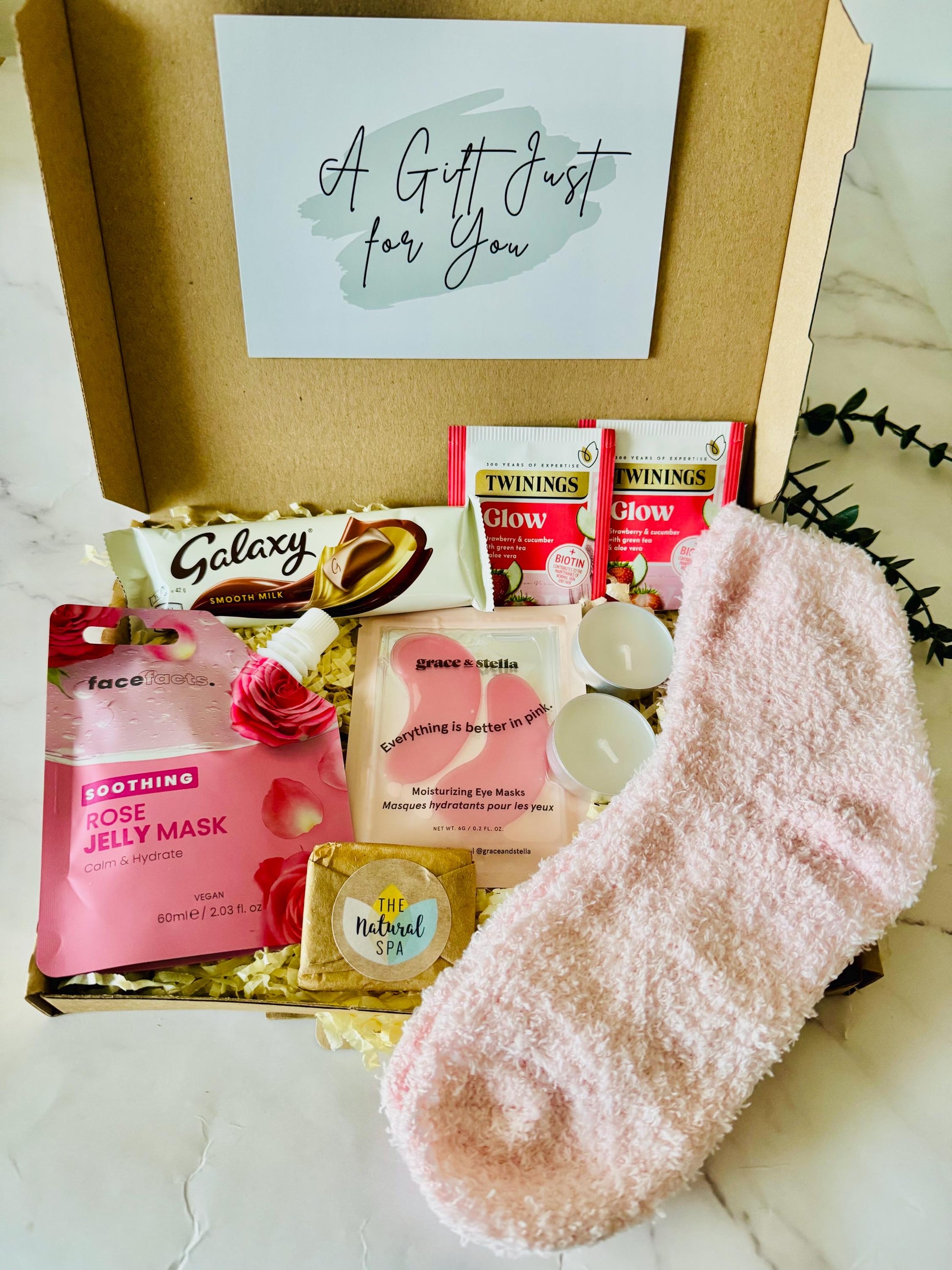 PAMPER HAMPER - Letterbox Gift For Her (different colours available)