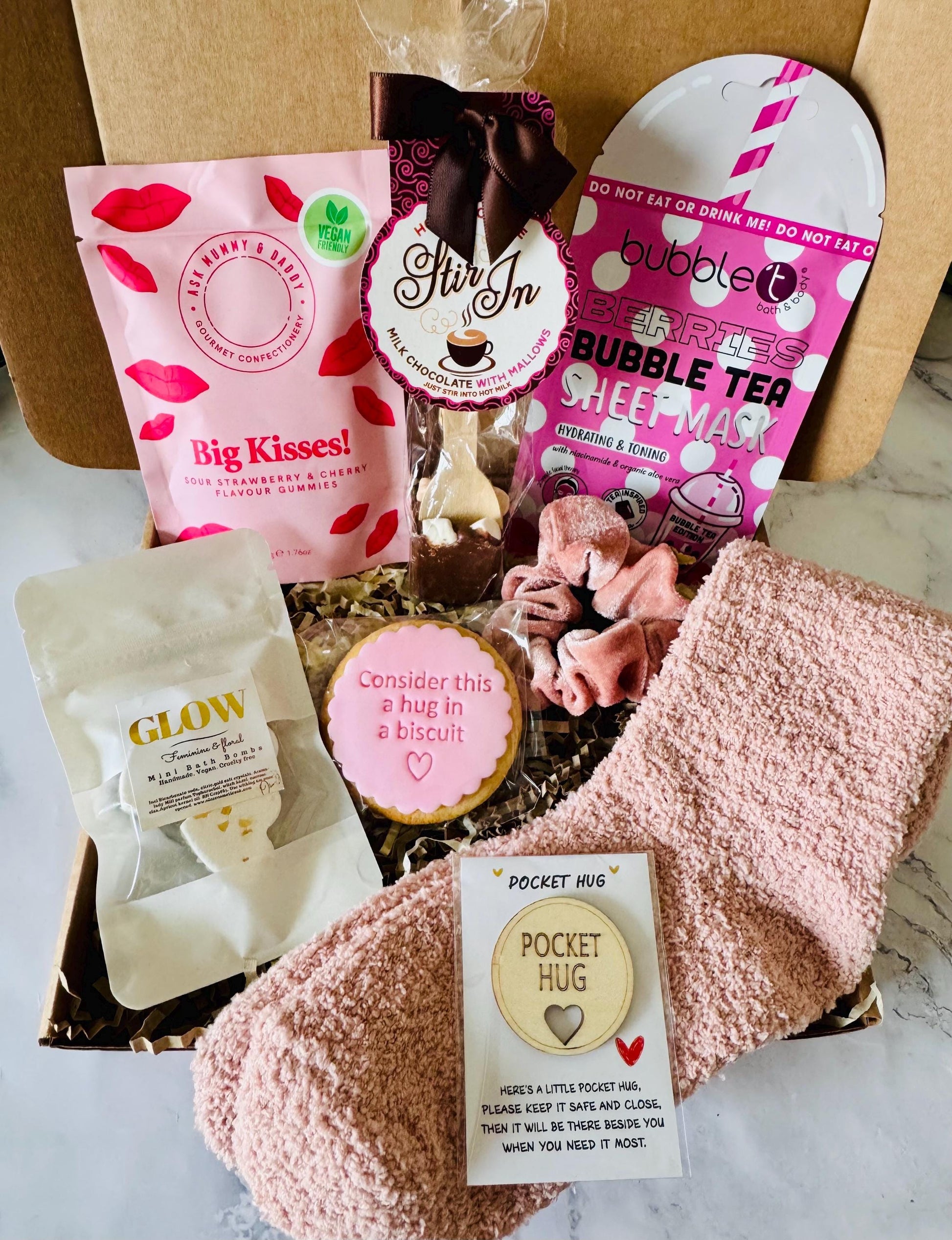 Teen Girl Hug in a Box – Self Care Gift Box - Care Package – Birthday Gift for Teenager – Thinking of You – Comfort Box - Get Well Soon