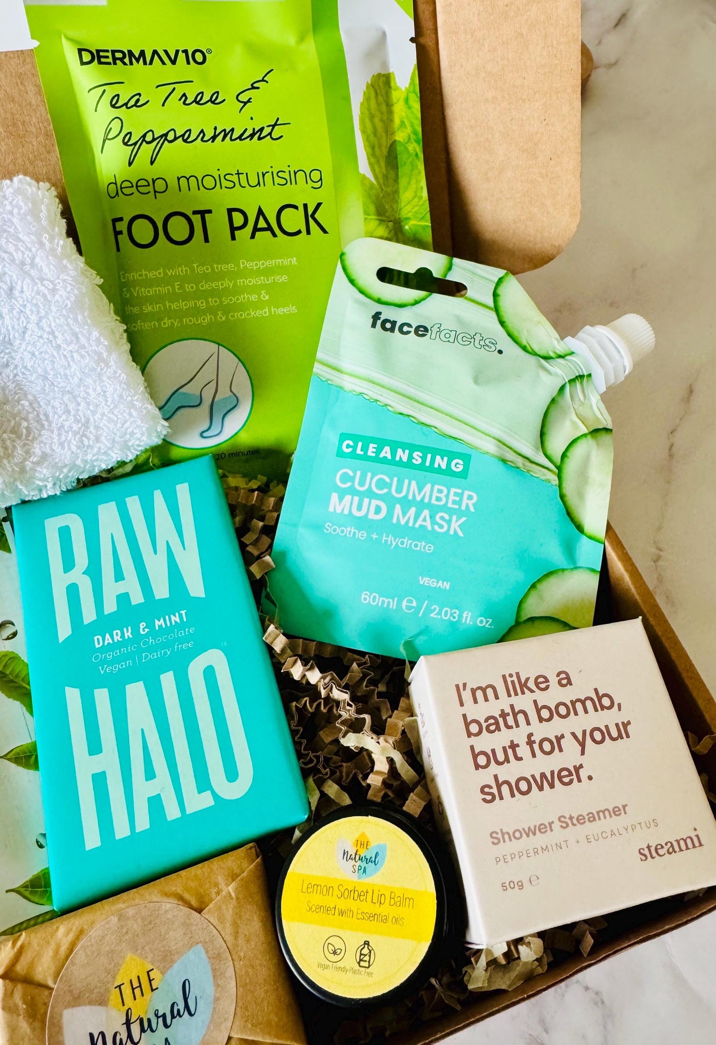 Vegan Gift Box - Vegan Pamper Hamper - Self Care Gift Set - Care Package Gift For Her - Cruelty Free Gift Set - Pamper Box - Birthday Pamper