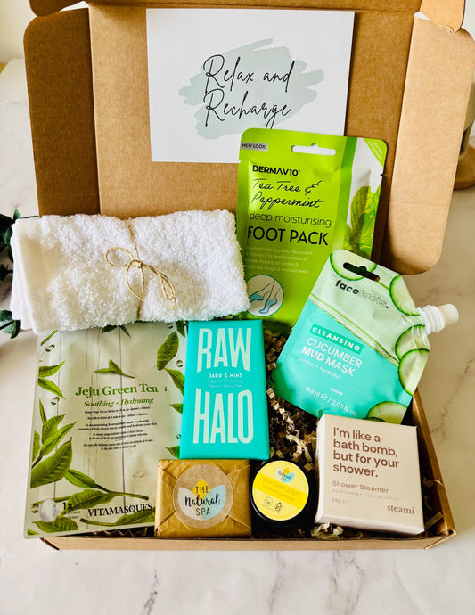 Vegan Gift Box - Vegan Pamper Hamper - Self Care Gift Set - Care Package Gift For Her - Cruelty Free Gift Set - Pamper Box - Birthday Pamper