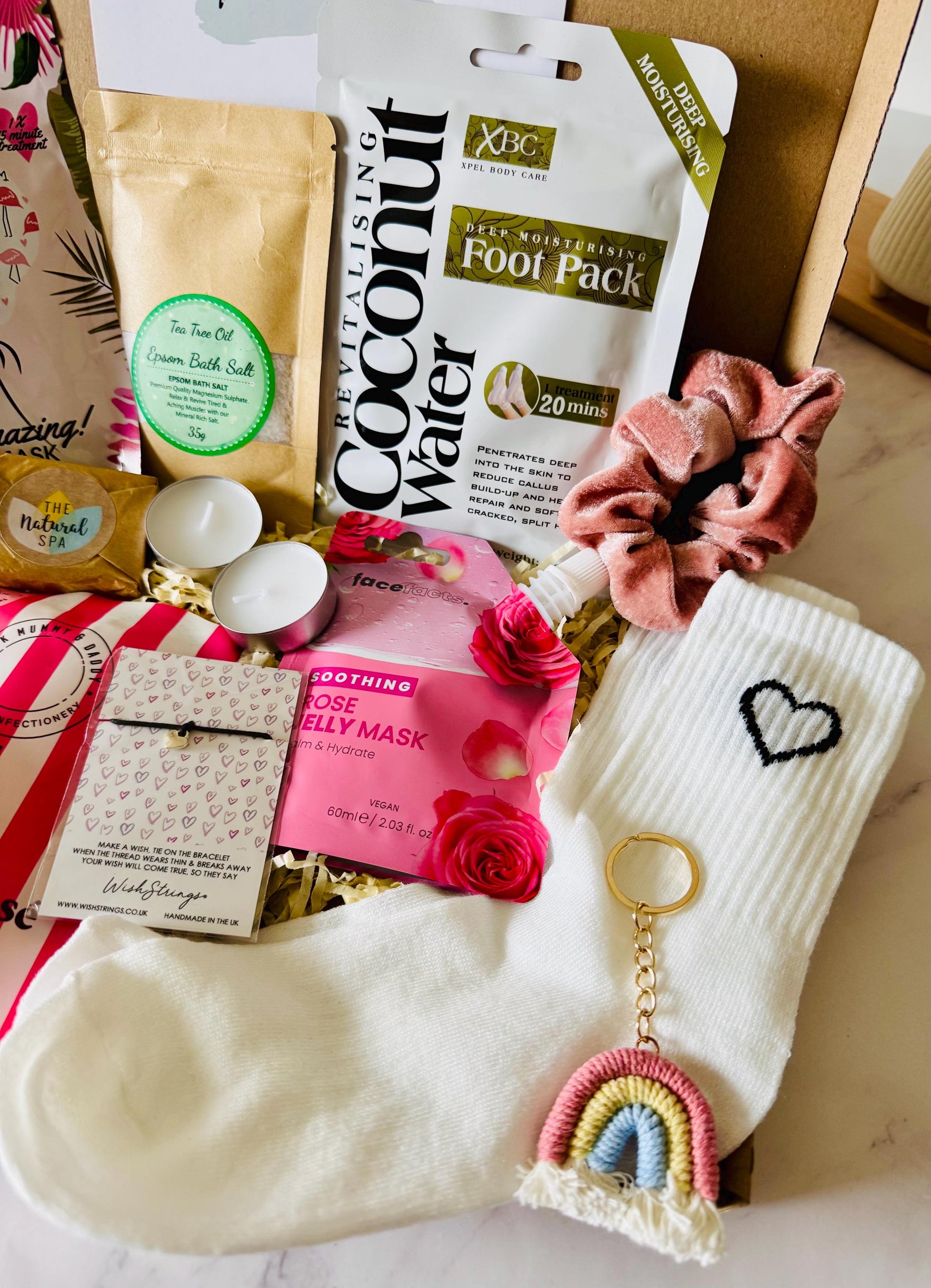 Pick Me Up Pamper Hamper Gift - Self Care Gift Box - Thinking of You Care Package - Cheer Up Gift for Her - Get Well Soon Letterbox Gift