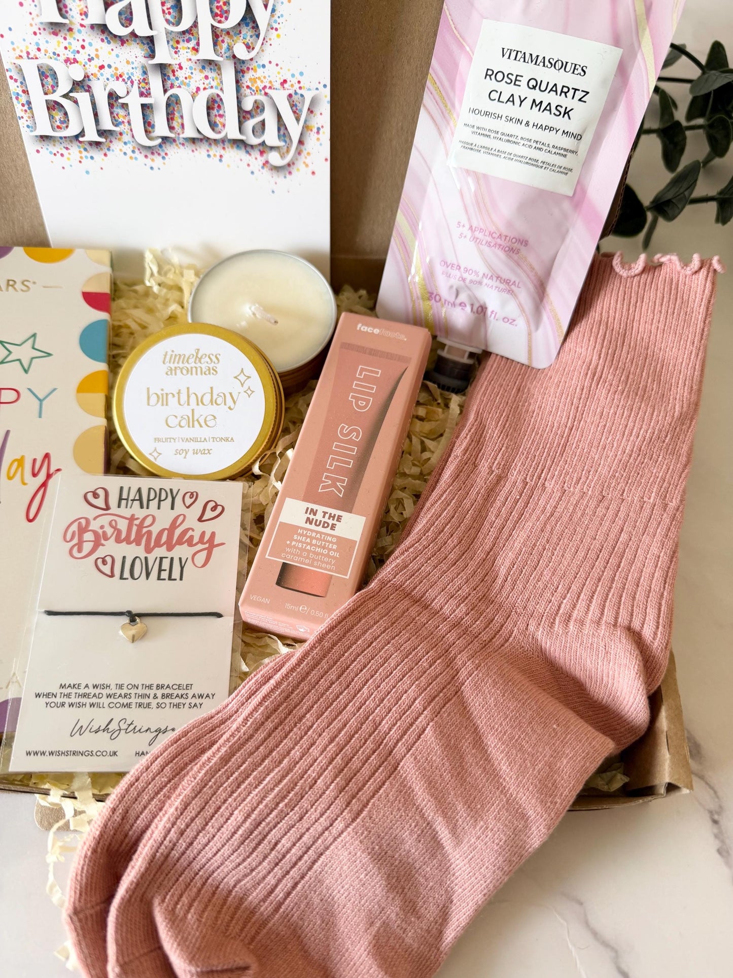 Birthday Gift for Her - Pamper Hamper - Gift for Friend - Gift for Mum - Personalised Letterbox Gift - Birthday Treat Box - Self Care Gift