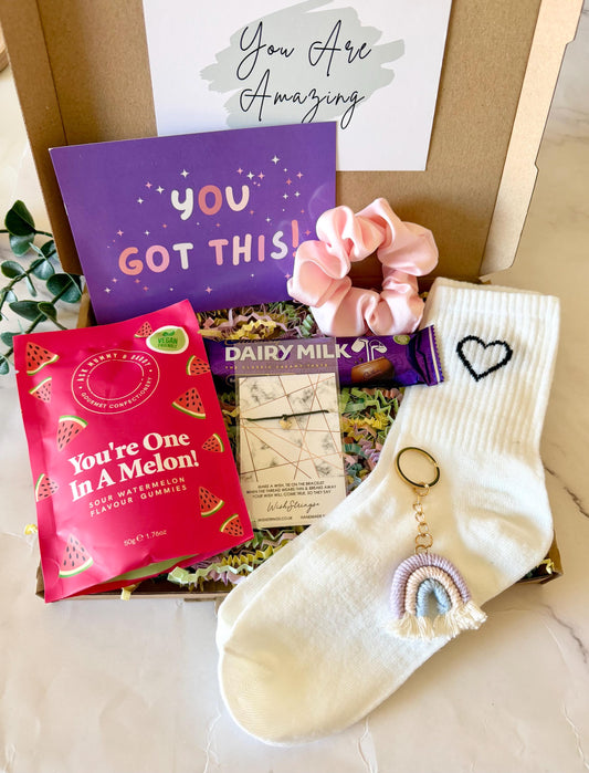 Good Luck Gift - You Got This Gift - SATs Letterbox Gift - New Job Gift Box - Good Luck in Exams - Gifts for Her - College - University Gift