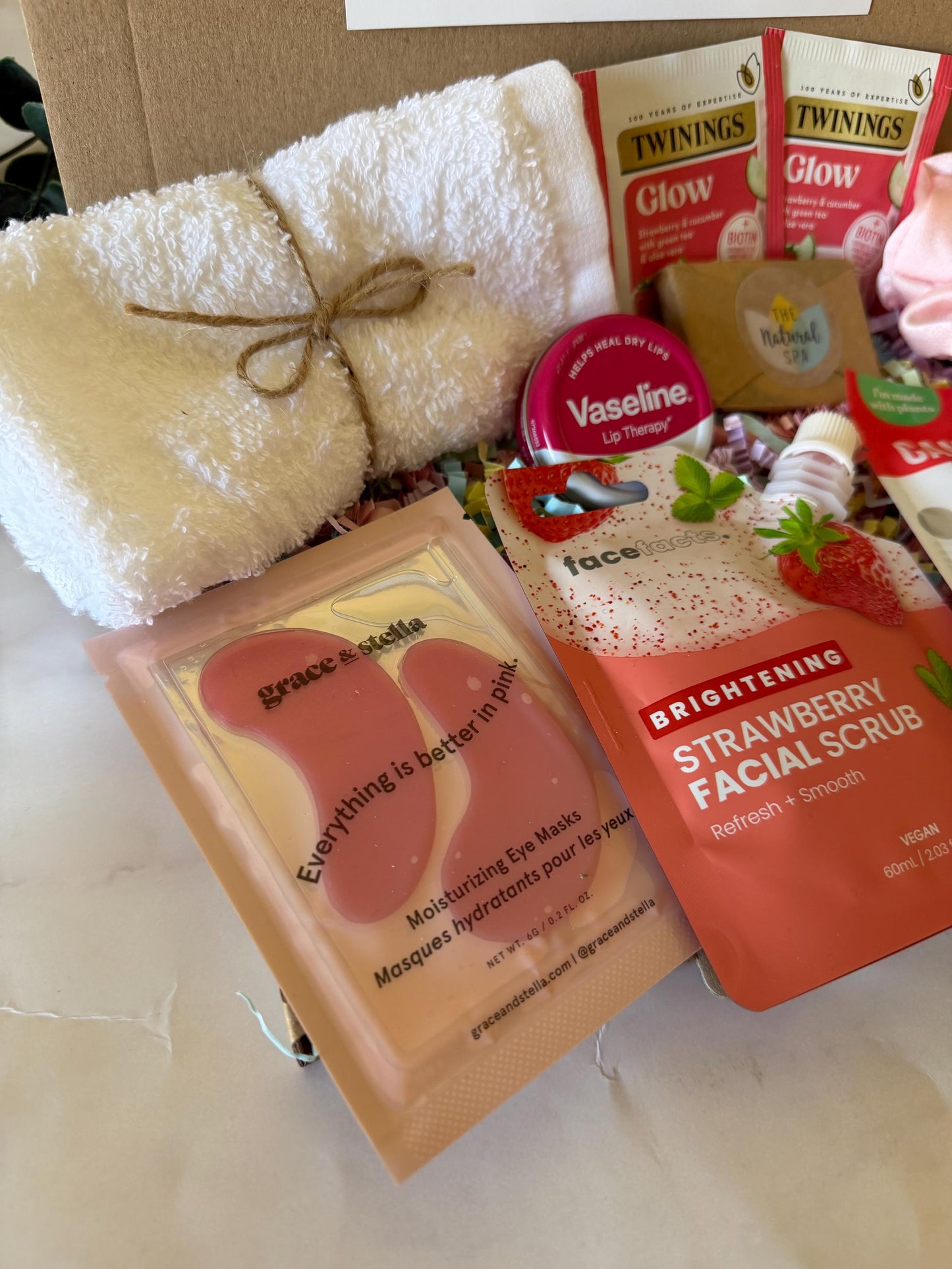 Pamper Gift Box For Her - Birthday Relax Pamper Hamper - Self Care Package - Hug in a Box - Pick Me Up Gift - Thinking of You Letterbox Gift