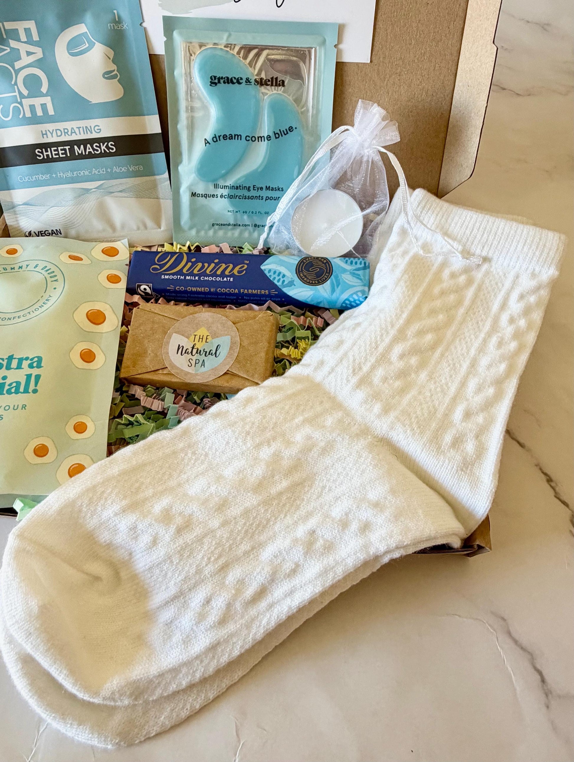 Pick Me Up Gift for Her - Care Package Hug in a Box - Thinking of You Letterbox Gift - Cheer Up Gift for Friend - Self Care Gift Box for Mum