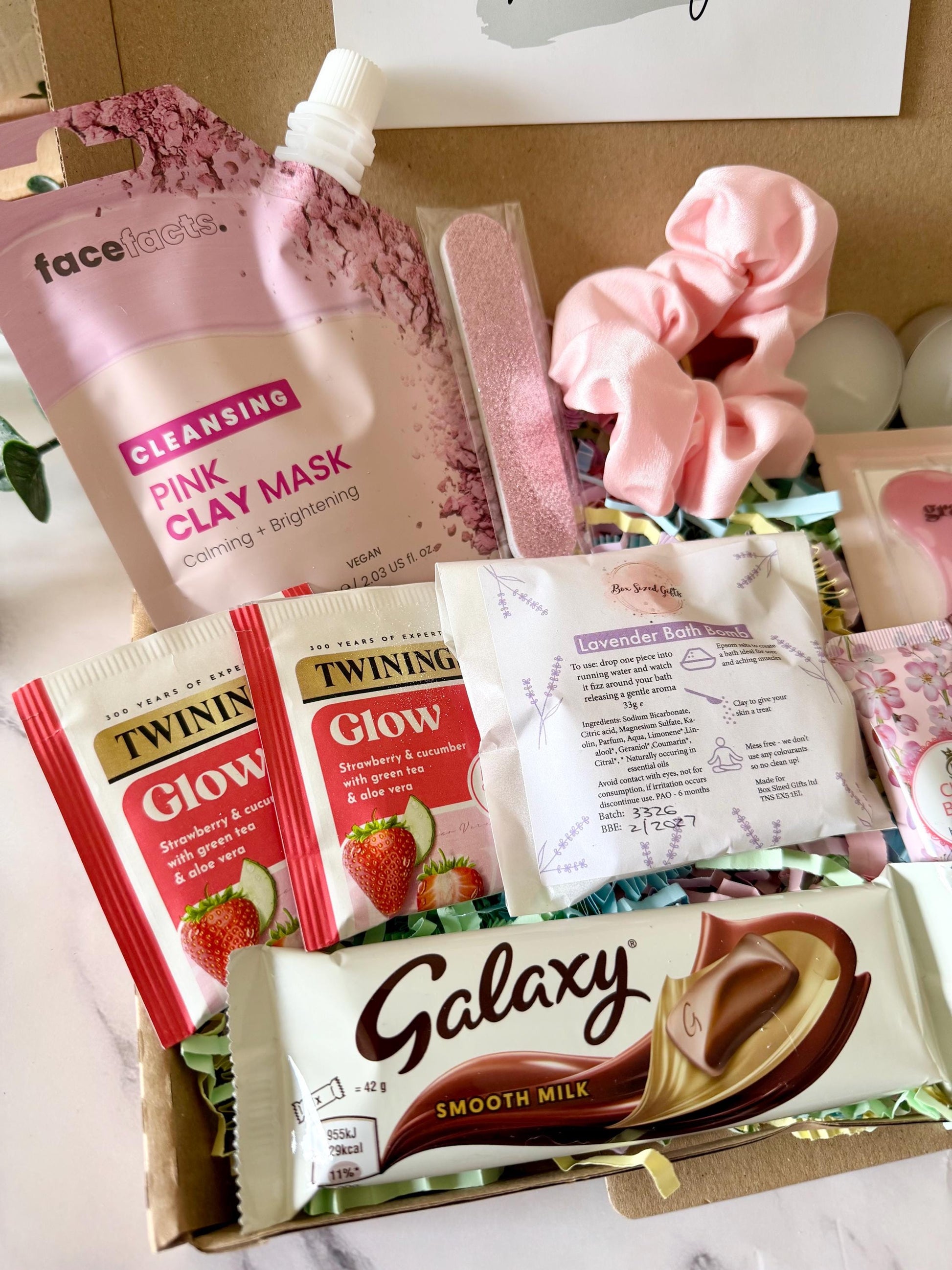 Pamper Hamper - Letterbox Gift - Hug in a Box - Self Care Package - Get Well Soon - Birthday - Spa Gift for Her - Personalised