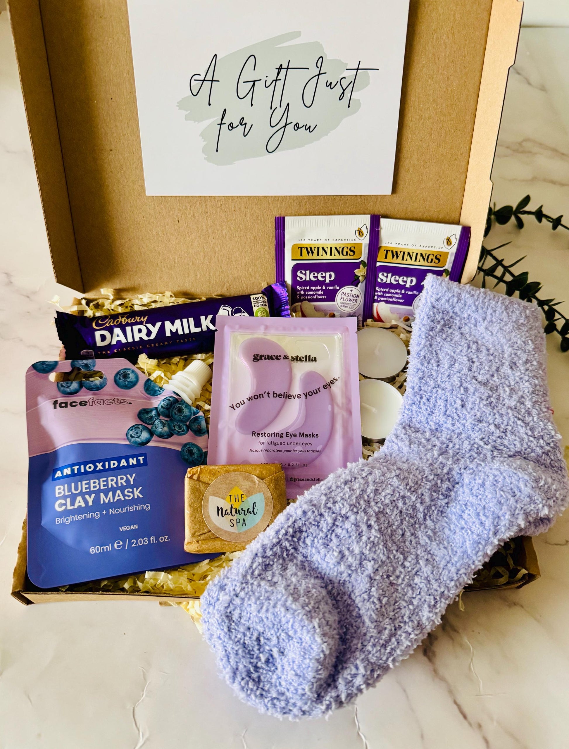 PAMPER HAMPER - Letterbox Gift For Her (different colours available)