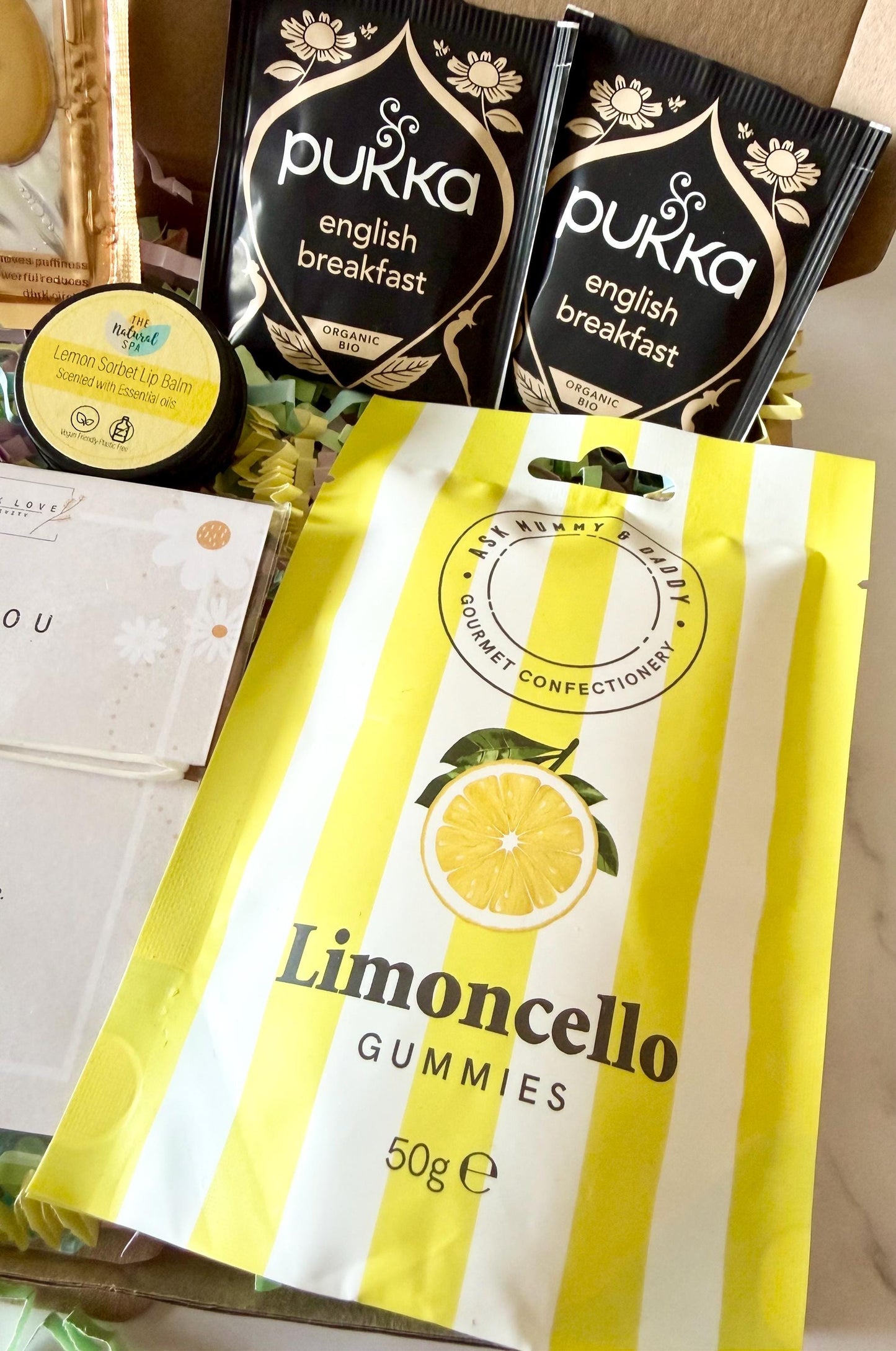 Sunshine Pick Me Up Gift - Hug in a Box - Thinking Of You Hamper - Self Care Package - Gifts For Her - Letterbox Gift - Get Well Soon Gift