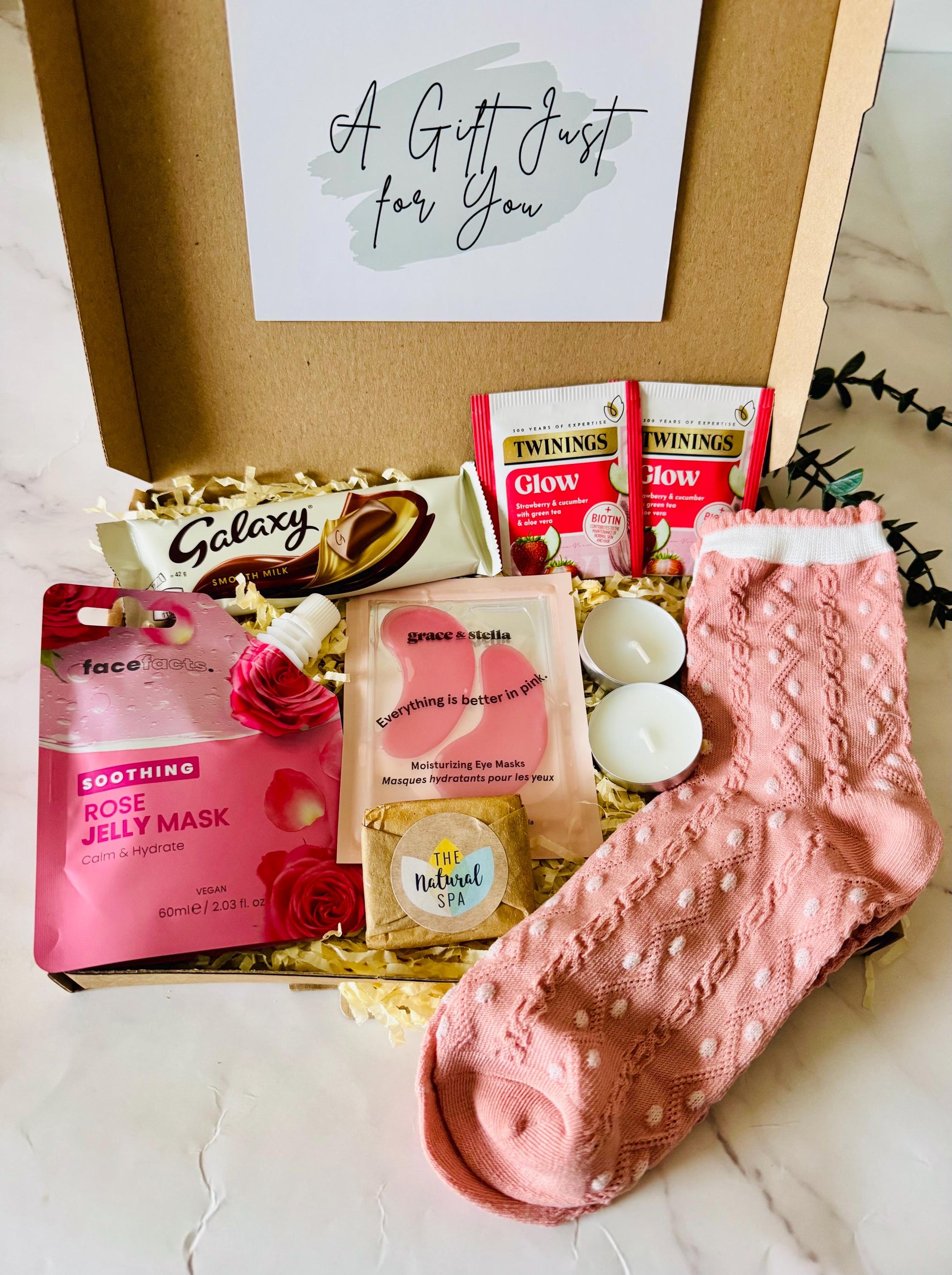 PAMPER HAMPER - Letterbox Gift For Her (different colours available)